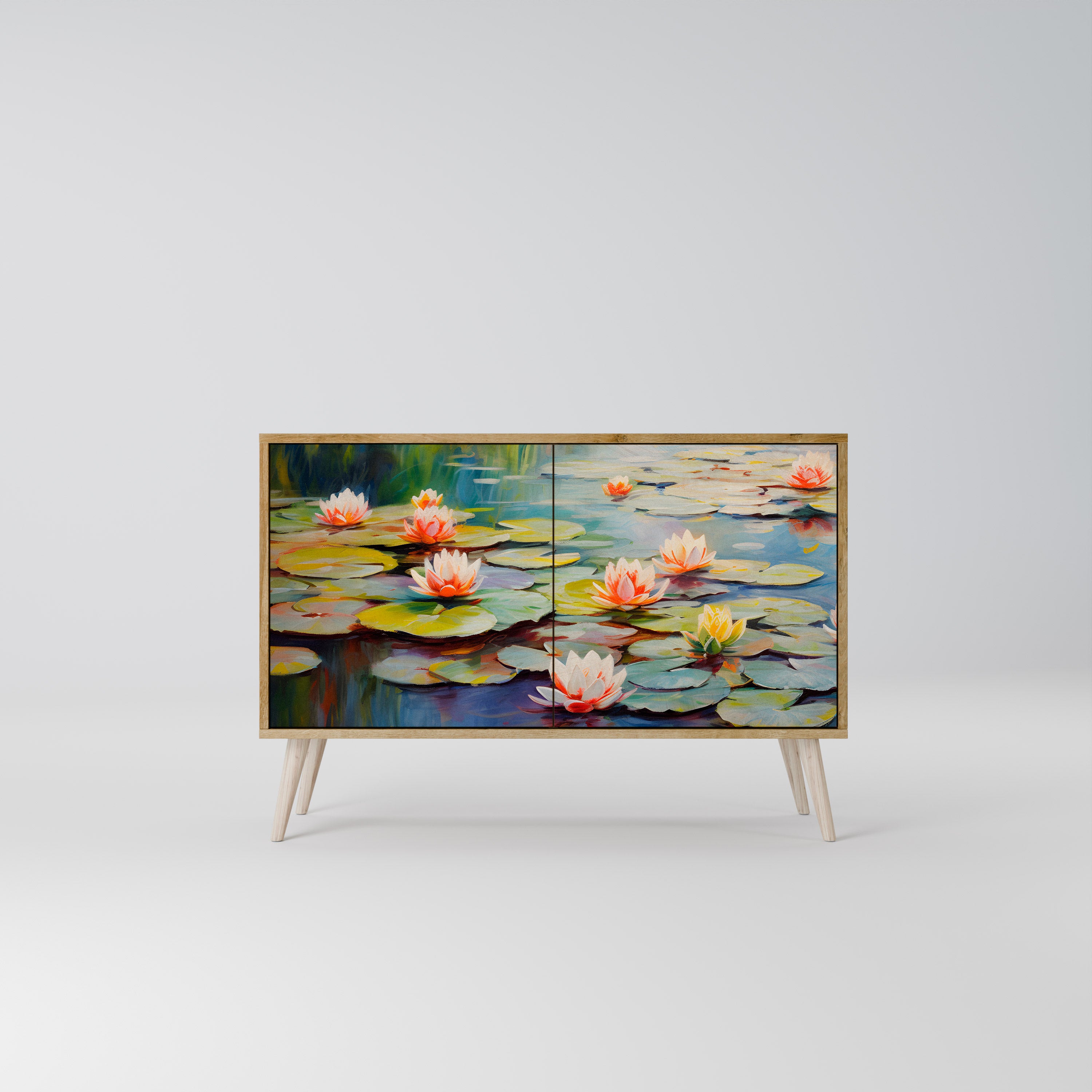 BLOOMING WATERS 2-Door Sideboard