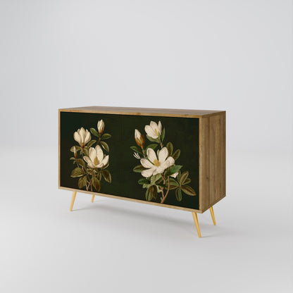 FLORAL NOIR Dvoudveřová komoda
