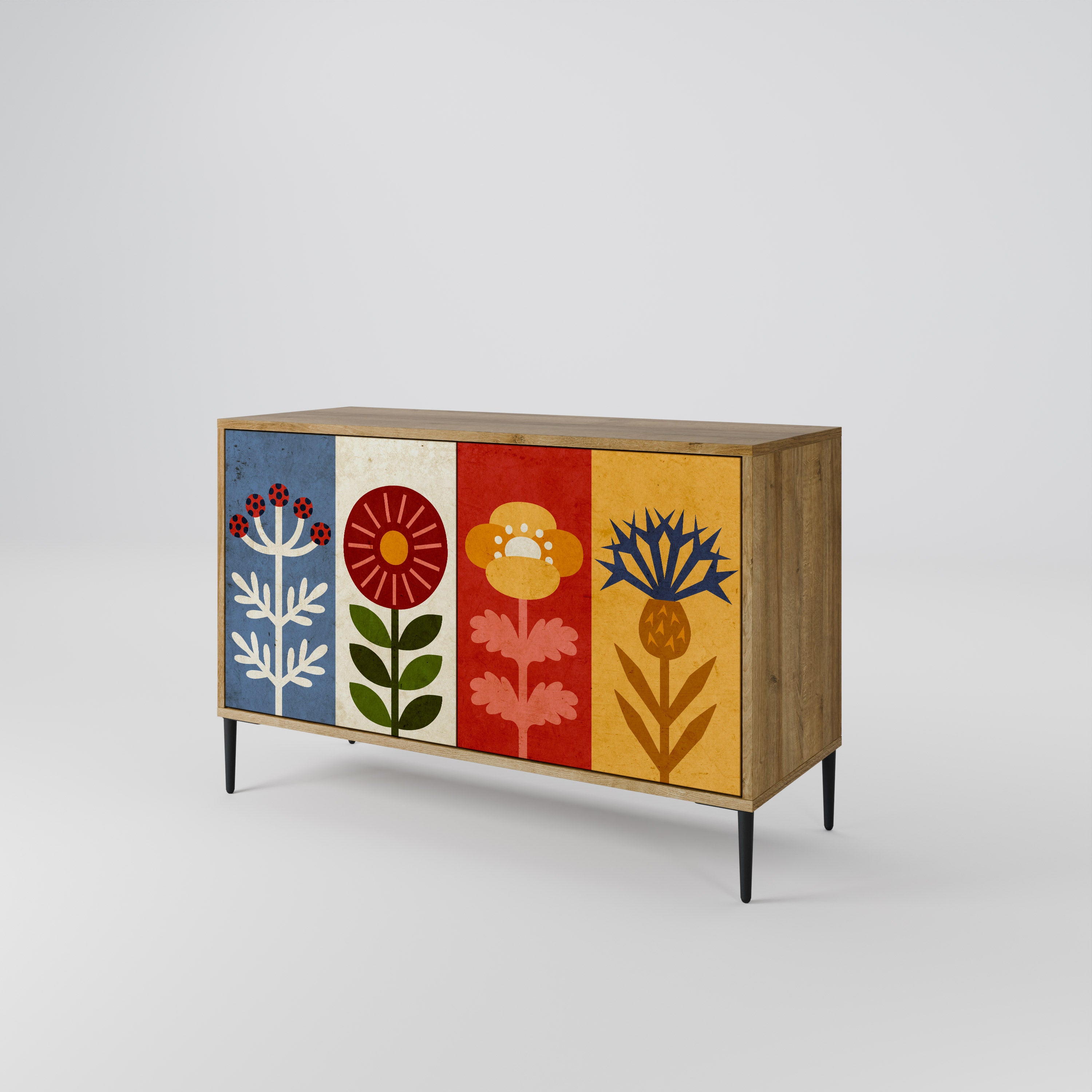 SCANDIC FLOWERET 2-Door Sideboard