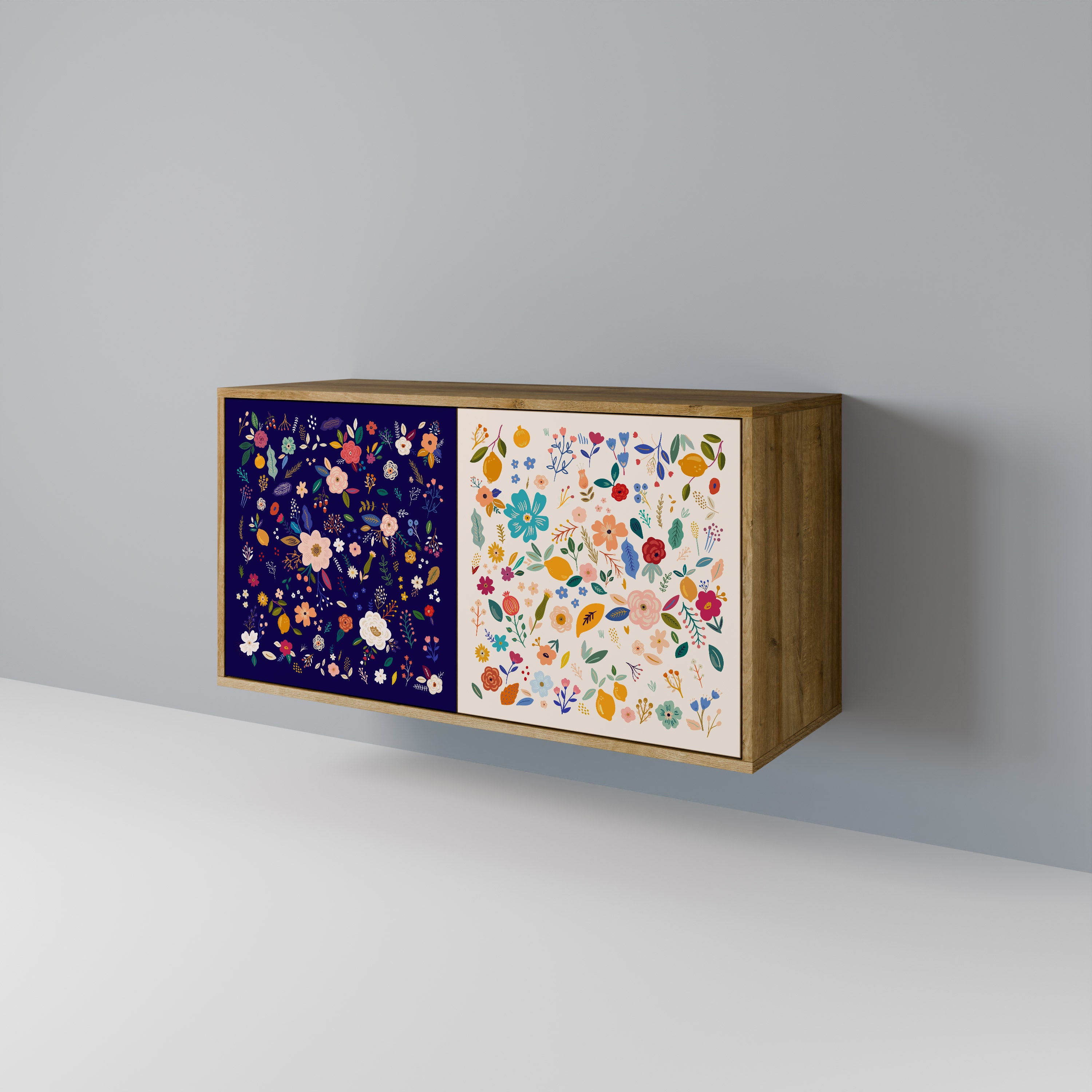 FLORAL COMBINATION 2-Door Sideboard