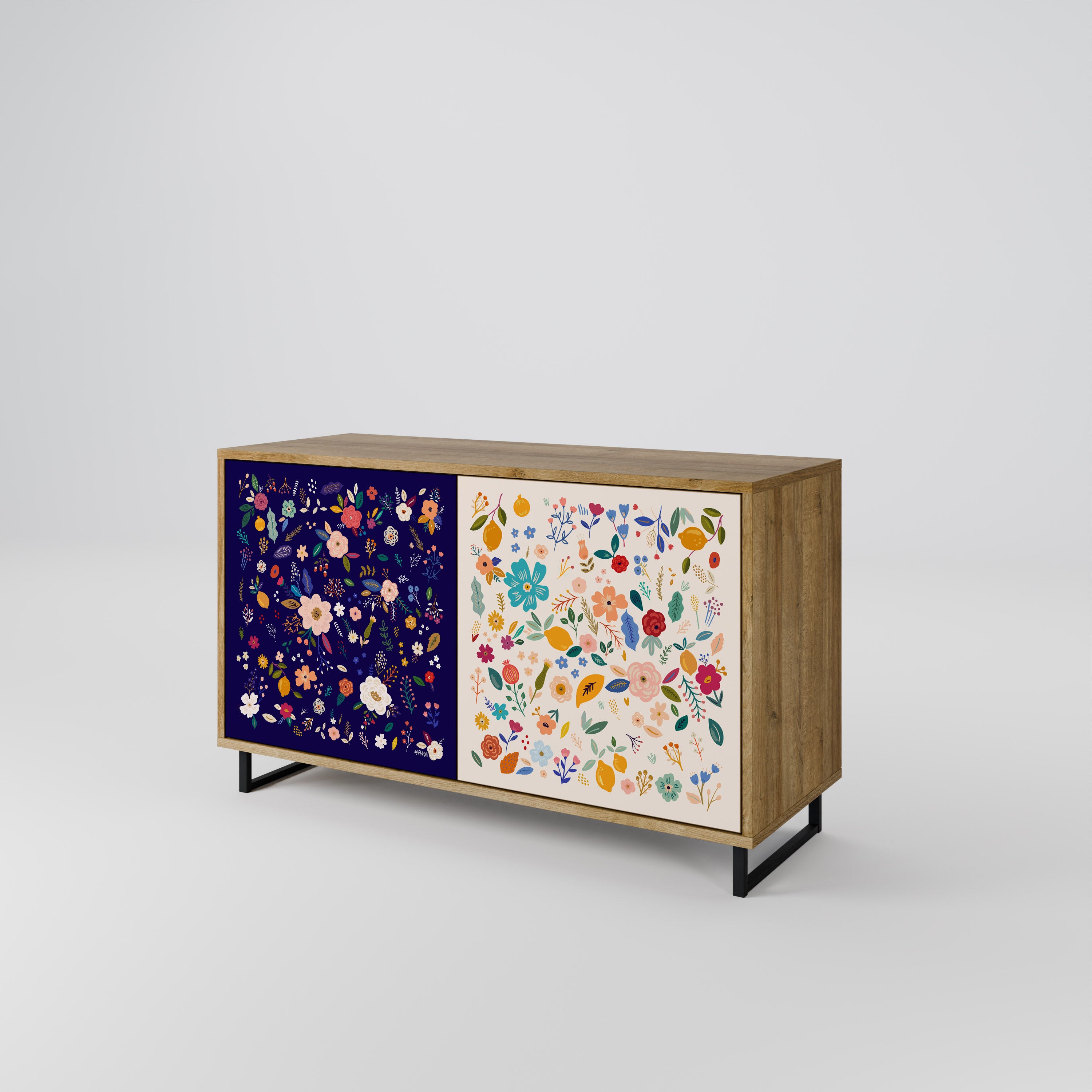 FLORAL COMBINATION 2-Door Sideboard