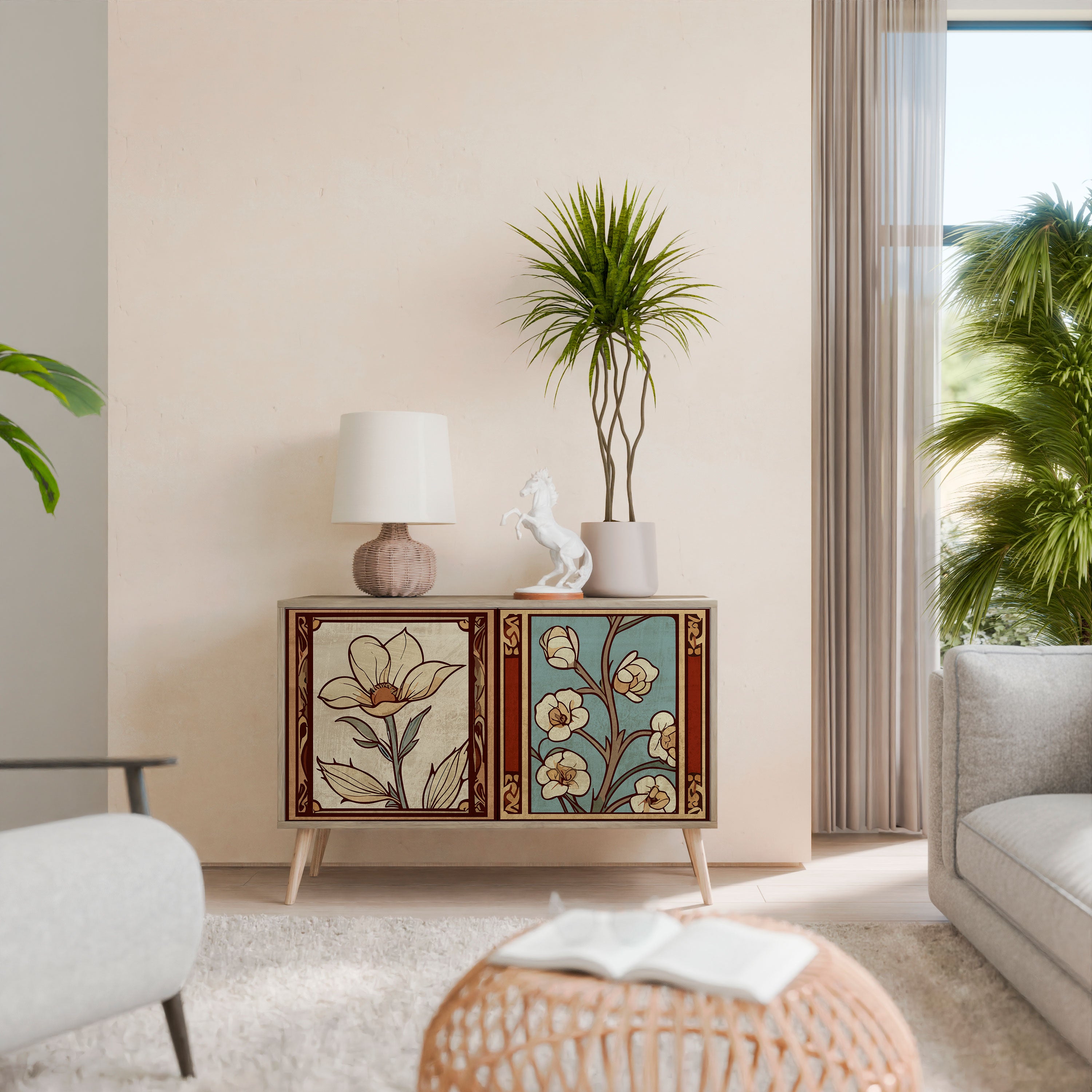 TIMELESS FLORA 2-Door Sideboard