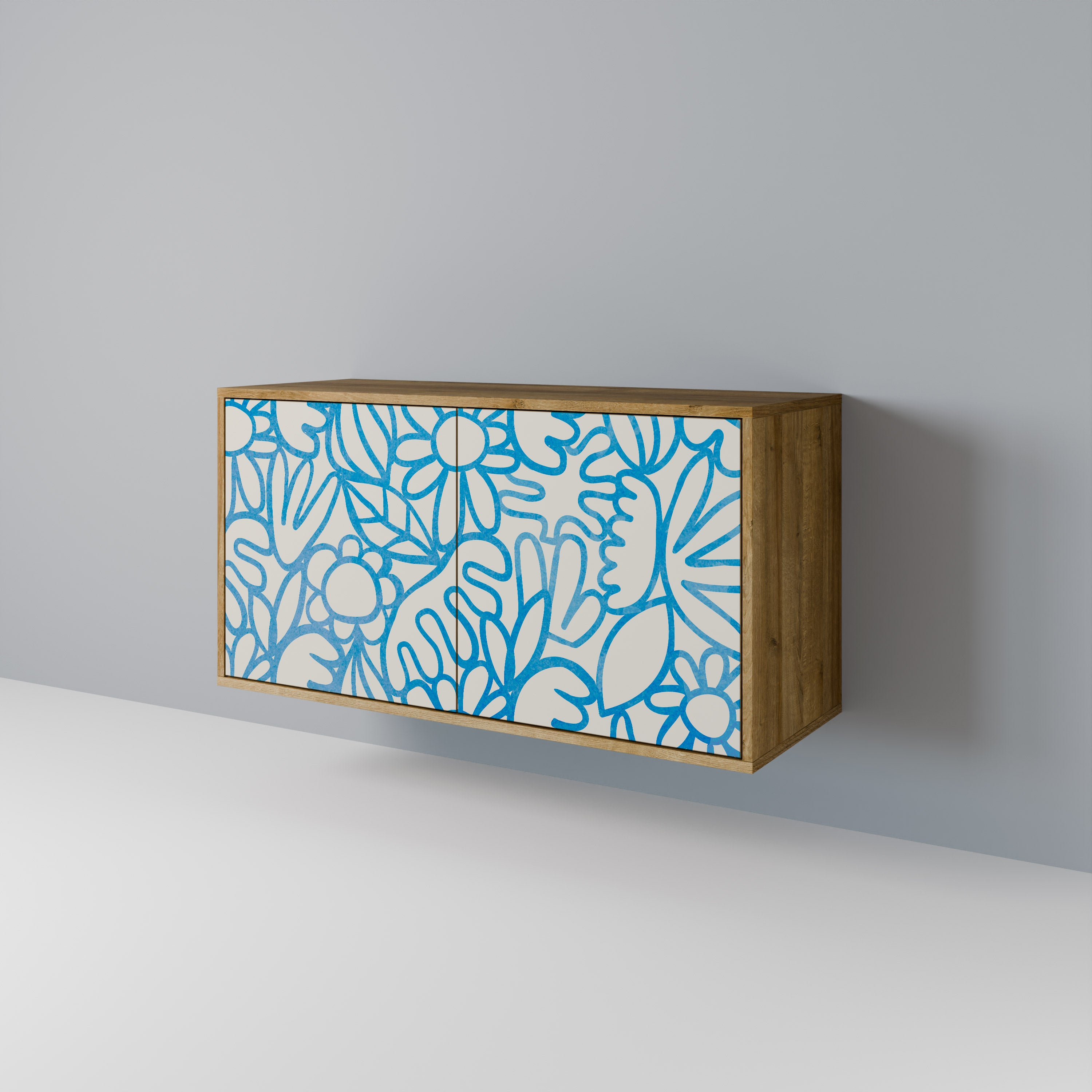 BLOOMY MORNING 2-Door Sideboard