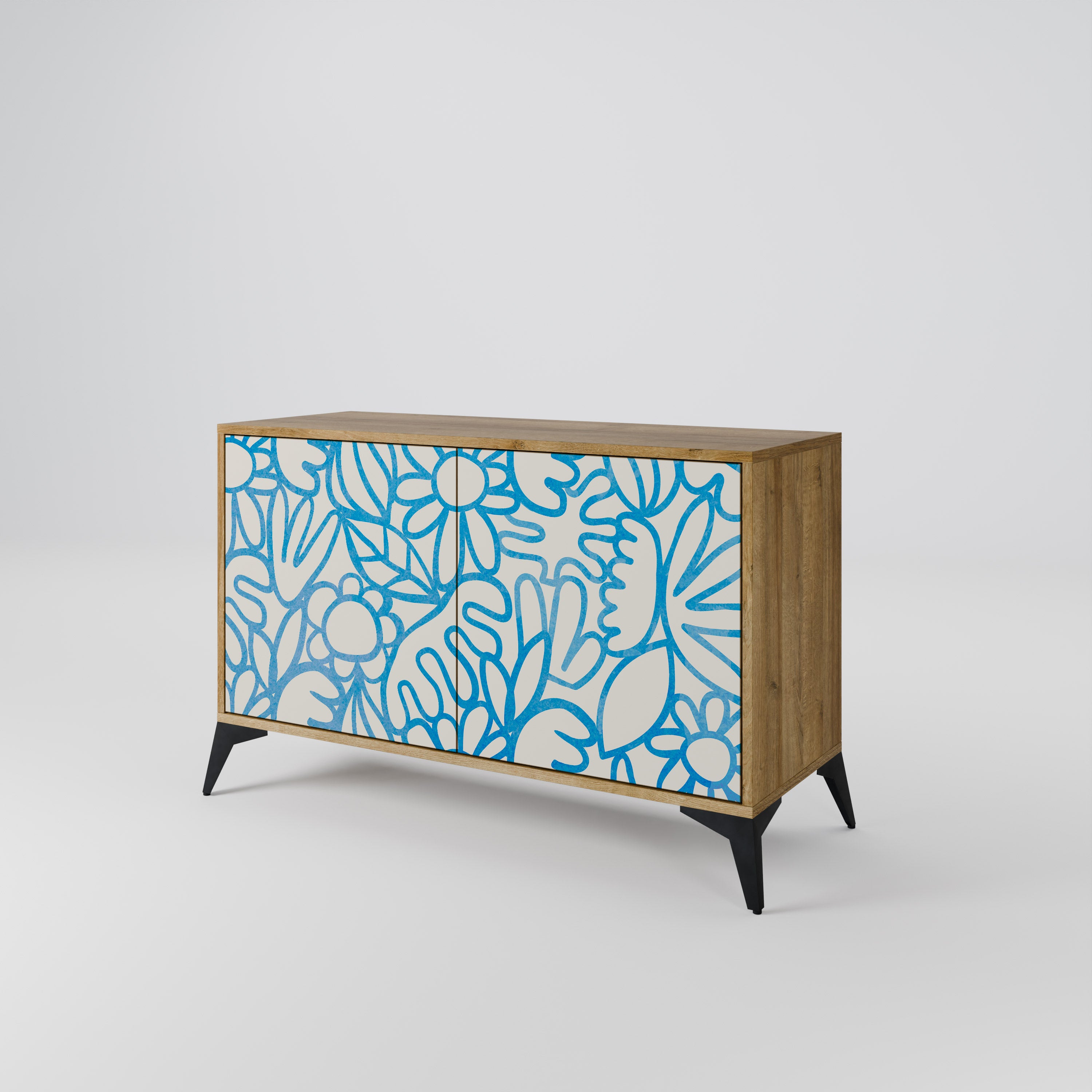 BLOOMY MORNING 2-Door Sideboard