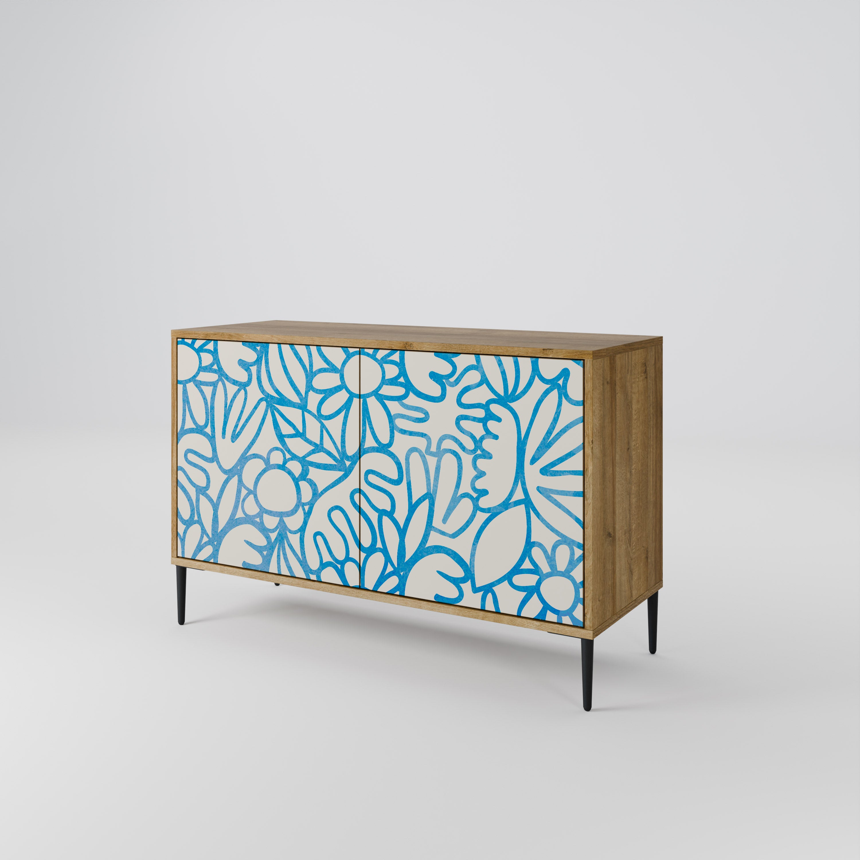 BLOOMY MORNING 2-Door Sideboard