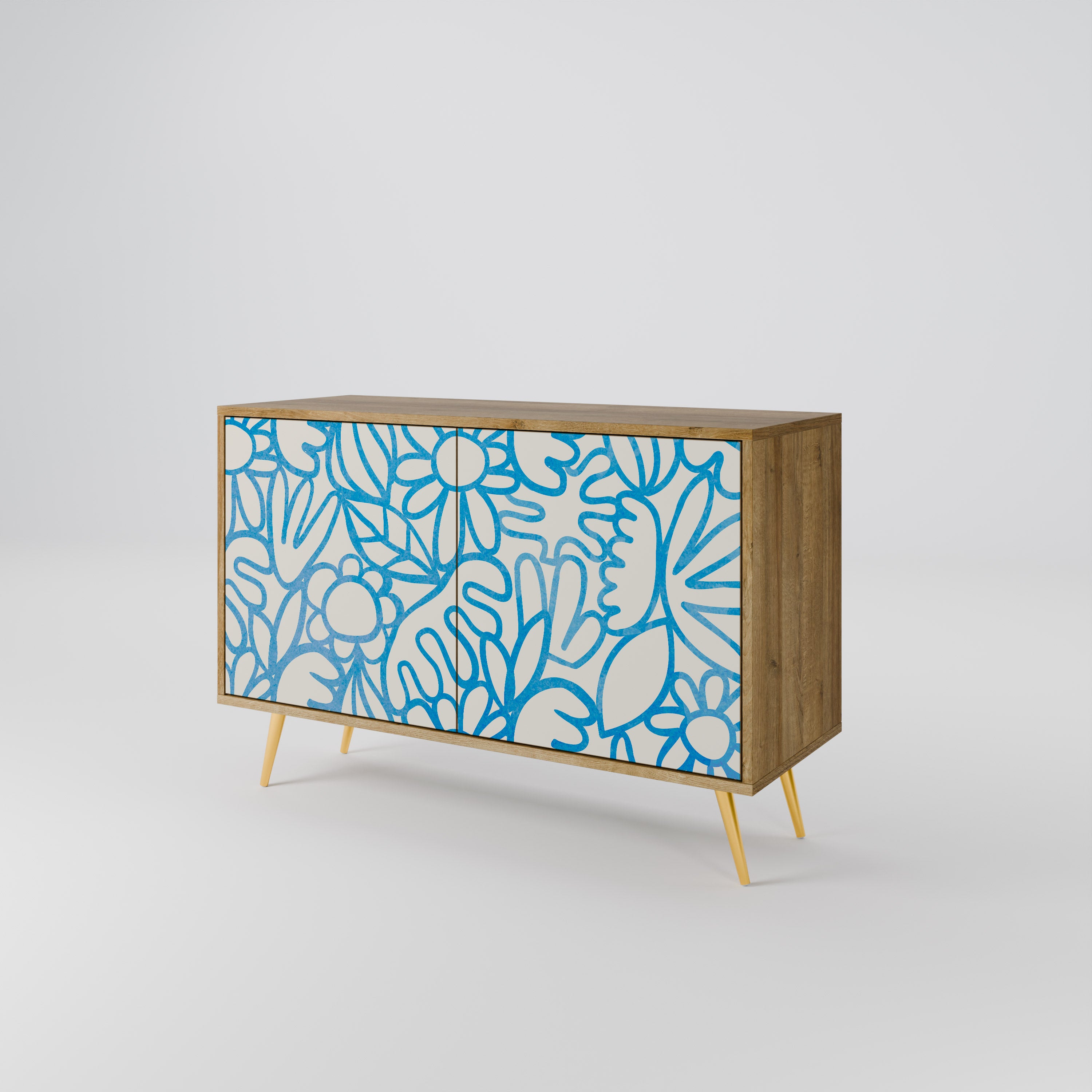 BLOOMY MORNING 2-Door Sideboard
