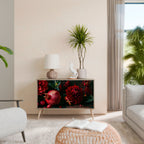 DAHLIAS AND POMEGRANATES 2-Door Sideboard