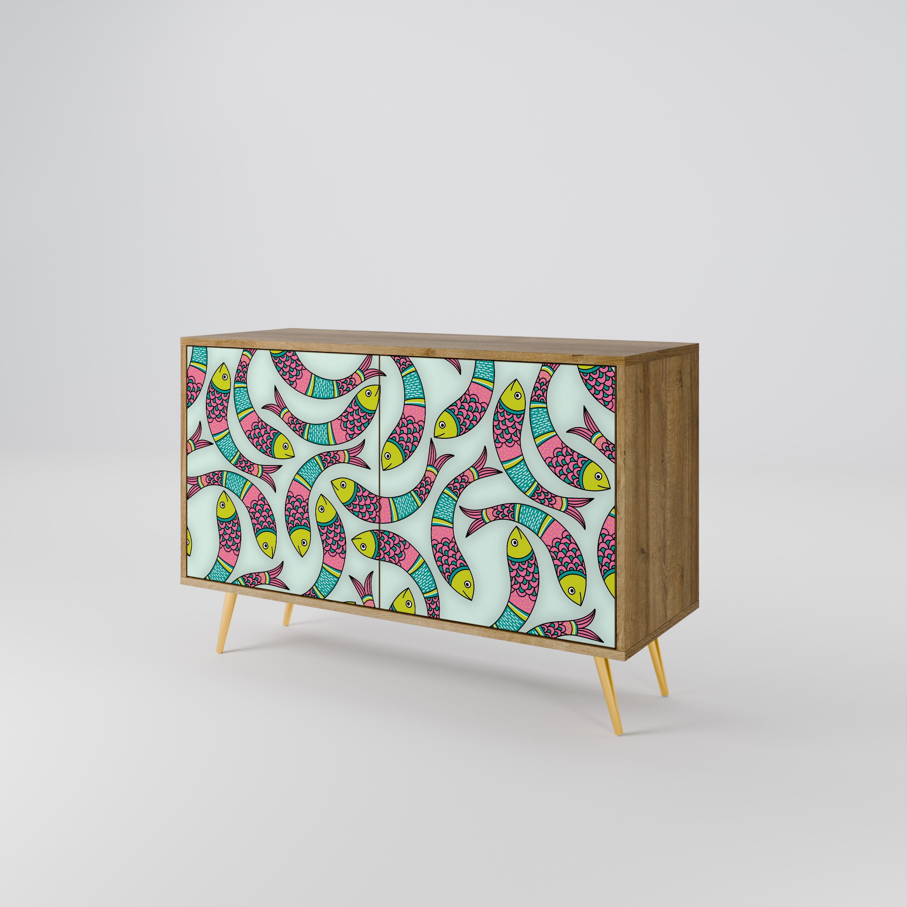 INDIAN FISH 2-Door Sideboard