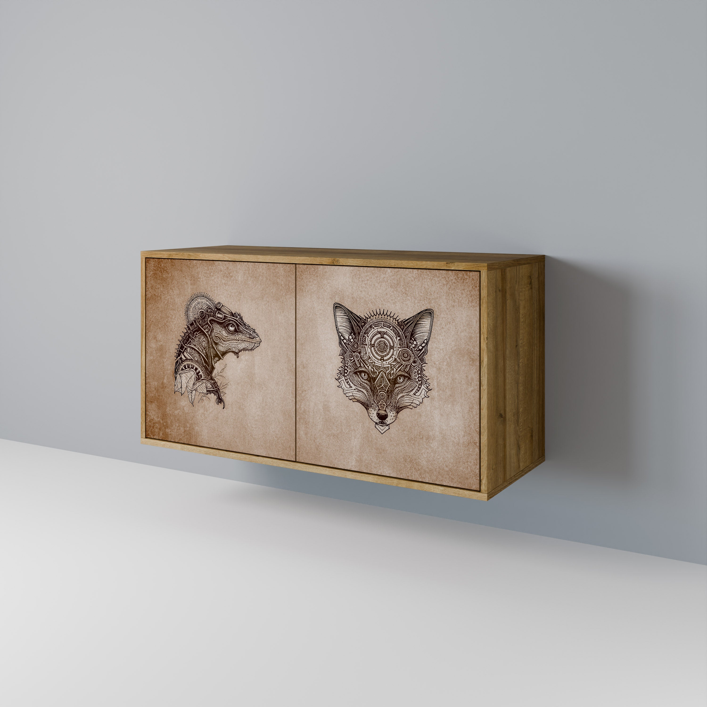 STEAMPUNK CLAN 2-Door Sideboard