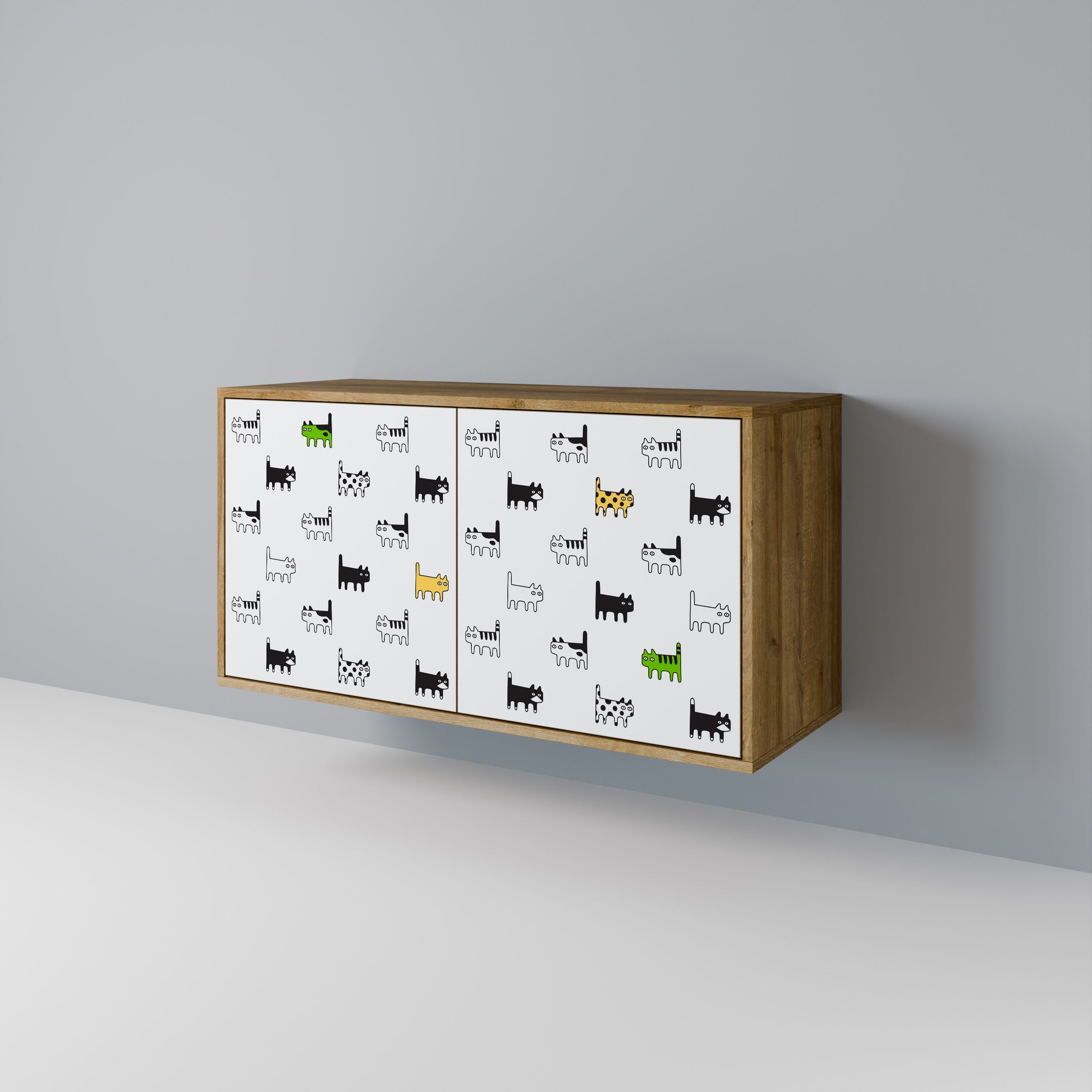 CATS COMPILATION 2-Door Sideboard