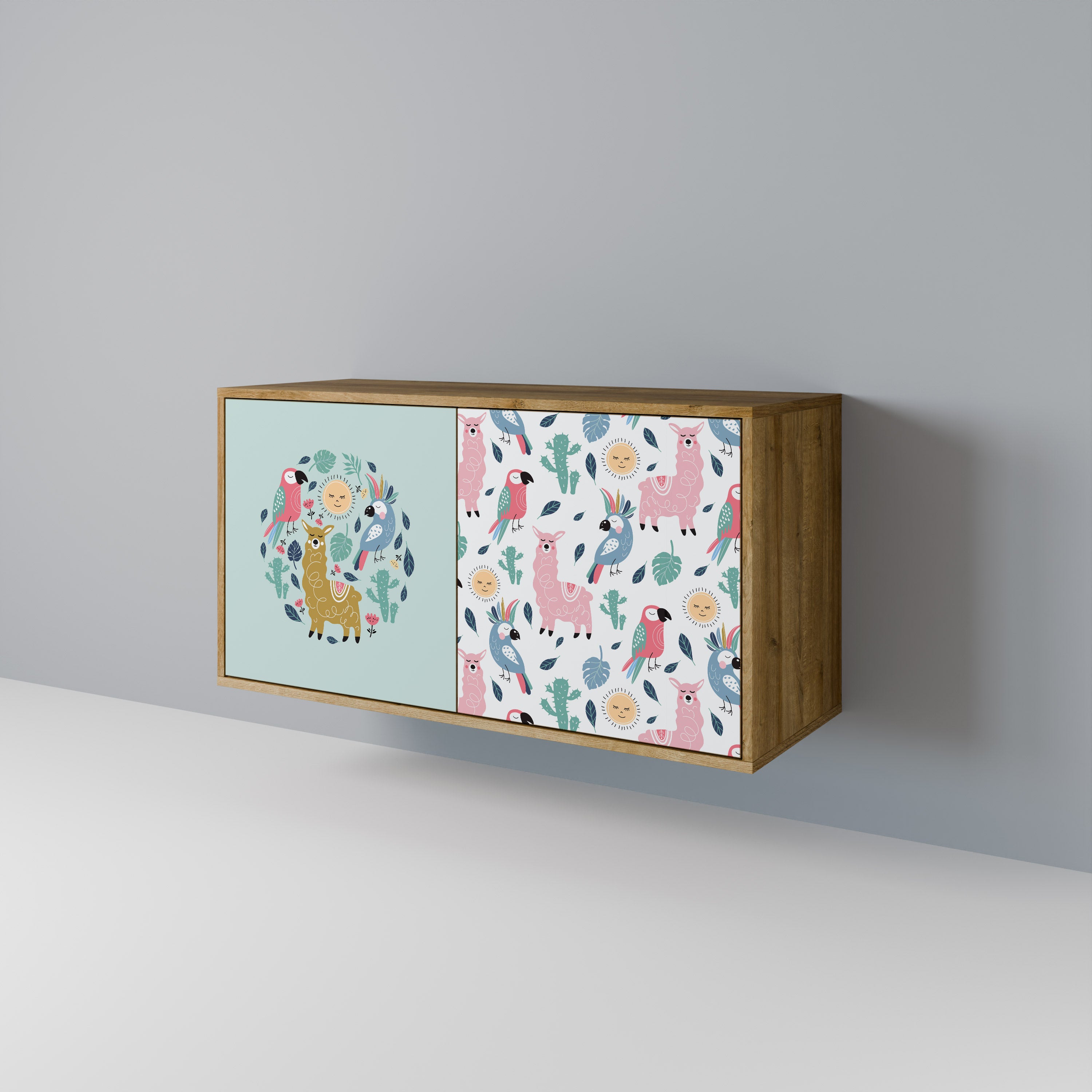 COLORFUL ALPACAS 2-Door Sideboard