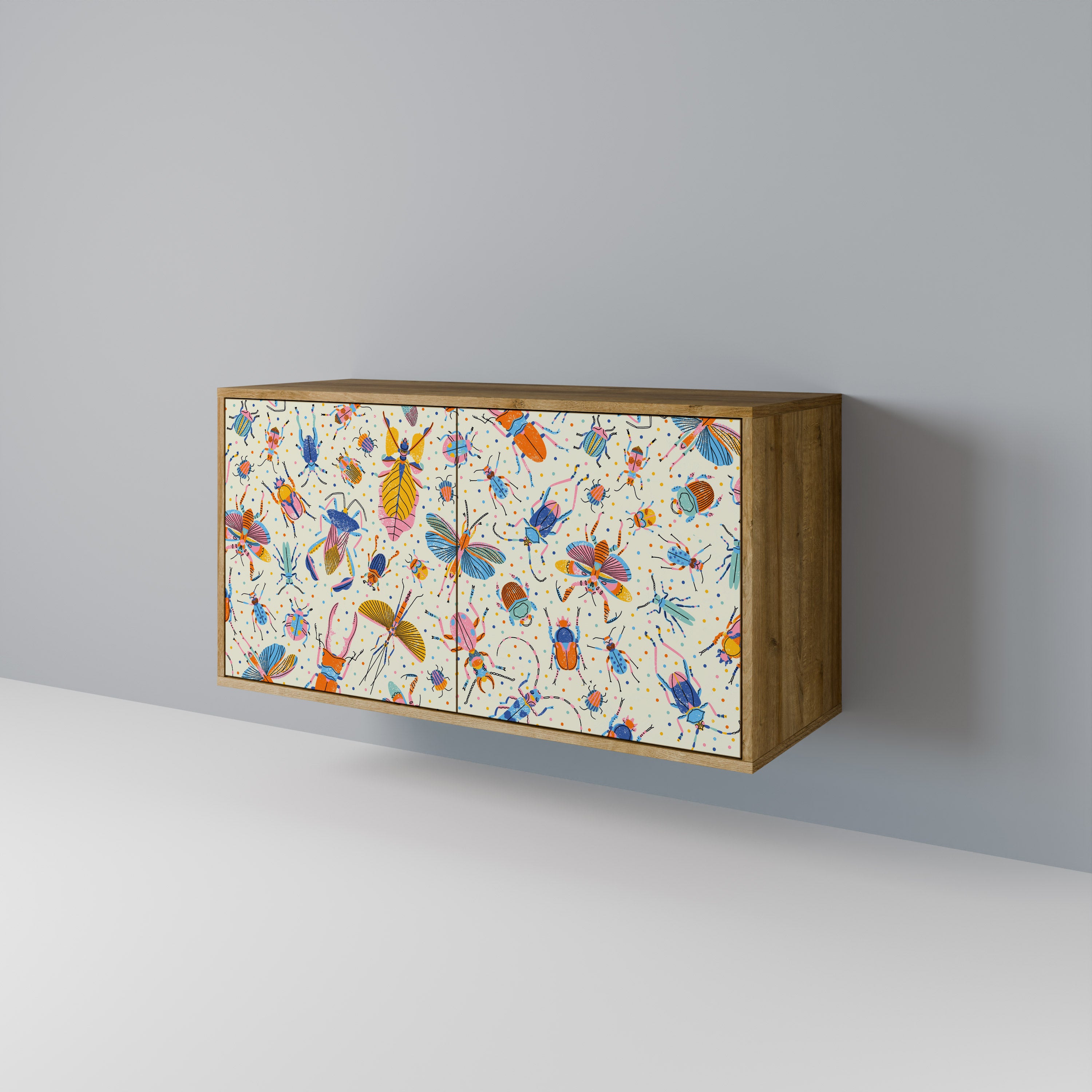 COLORFUL INSECTS 2-Door Sideboard
