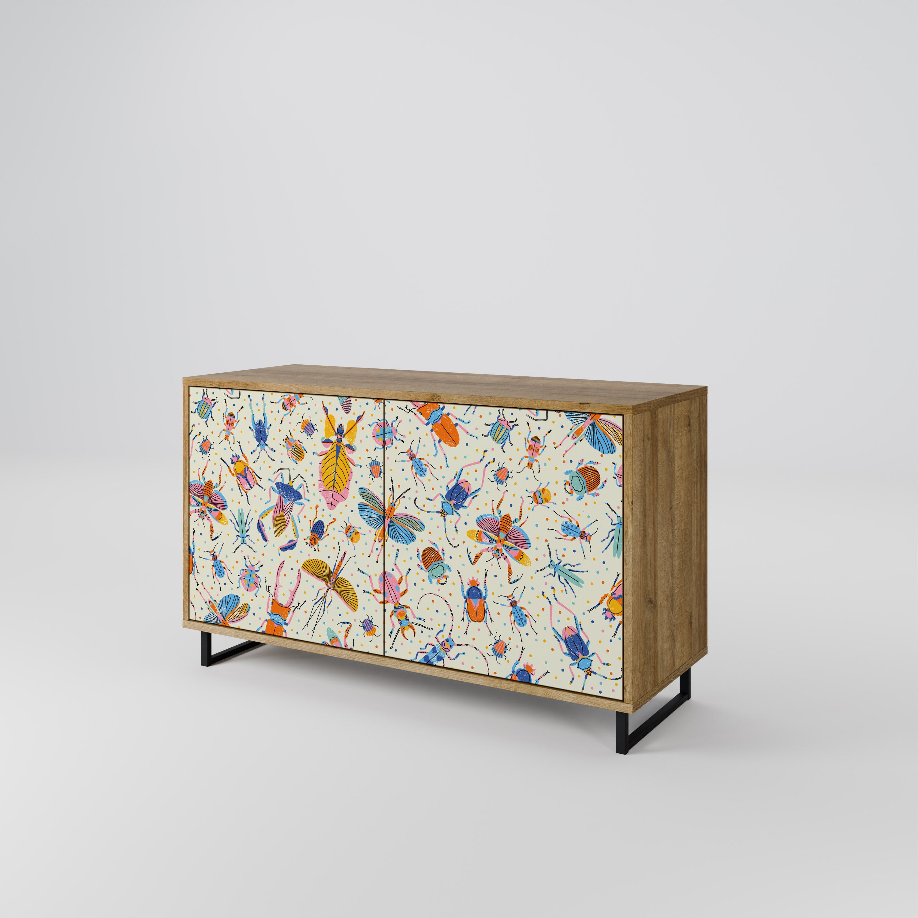 COLORFUL INSECTS 2-Door Sideboard