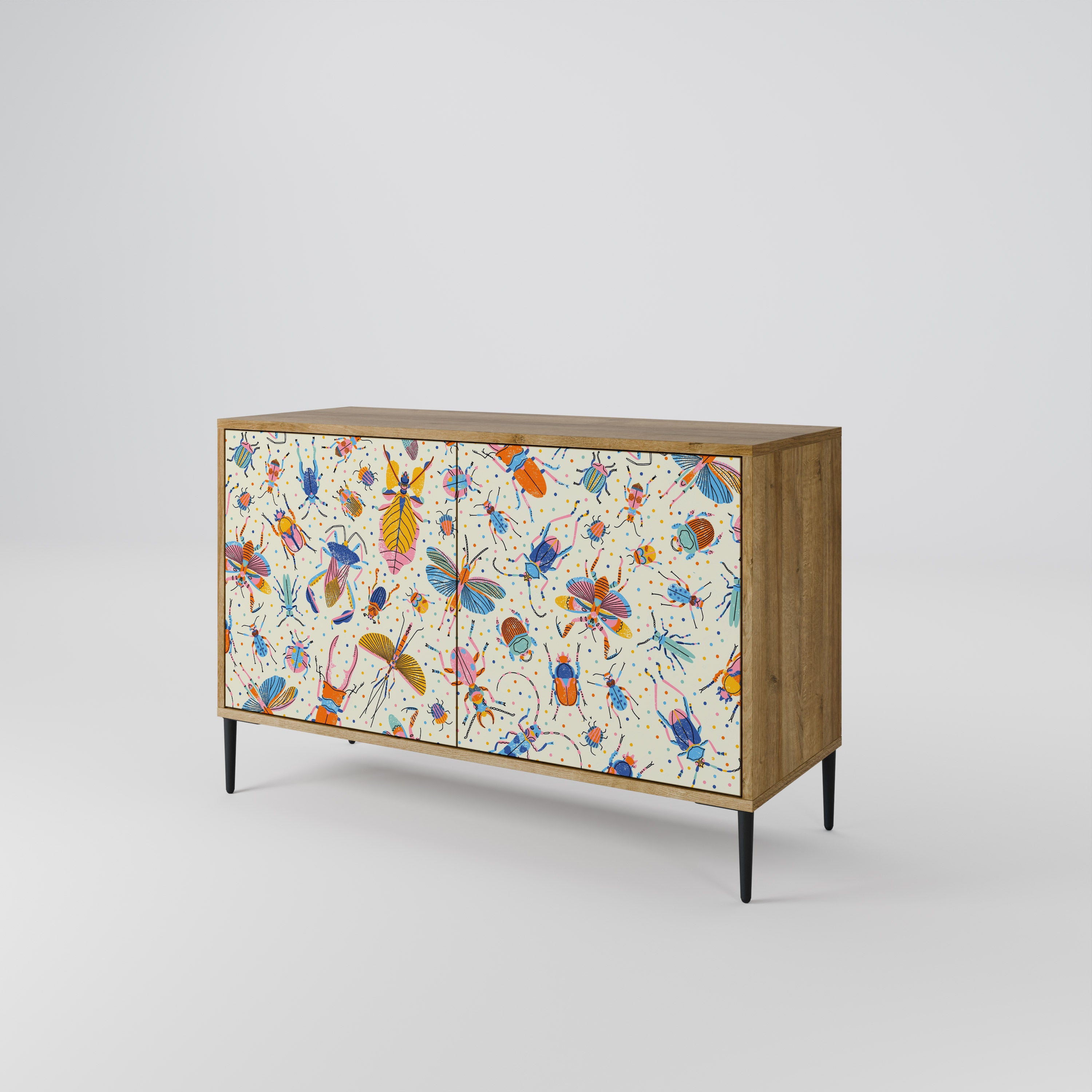 COLORFUL INSECTS 2-Door Sideboard