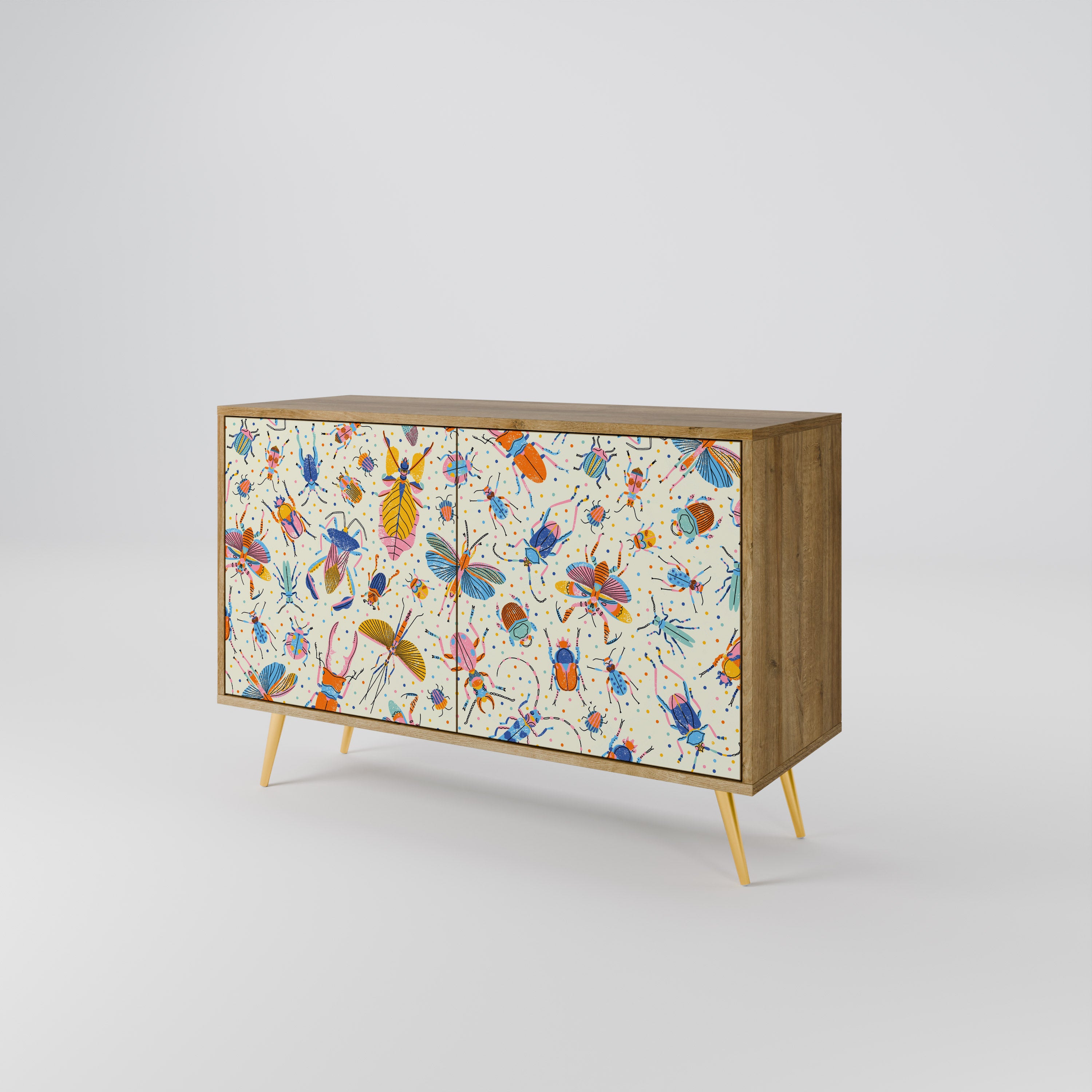 COLORFUL INSECTS 2-Door Sideboard