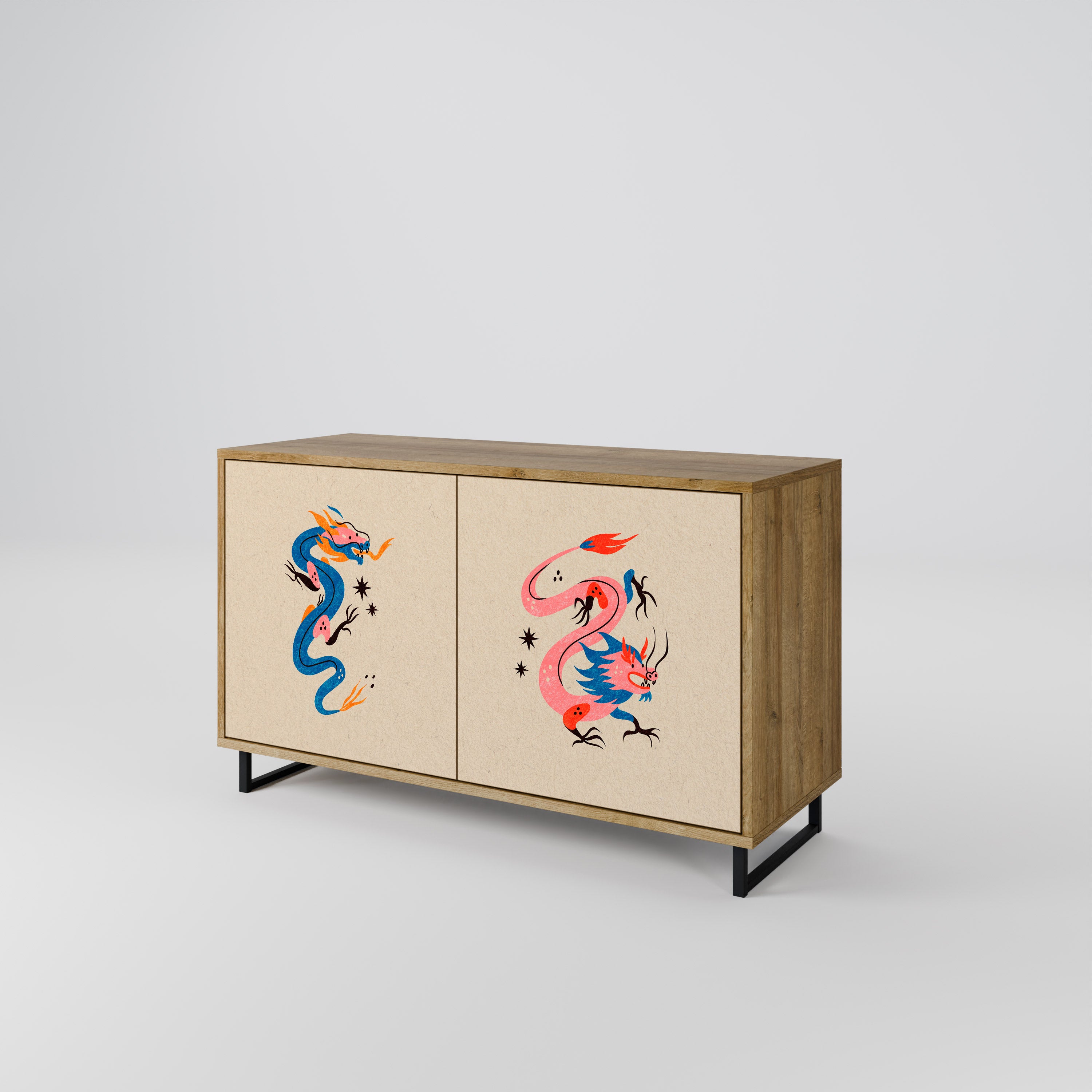 MYTHOLOGICAL CREATURES 2-Door Sideboard