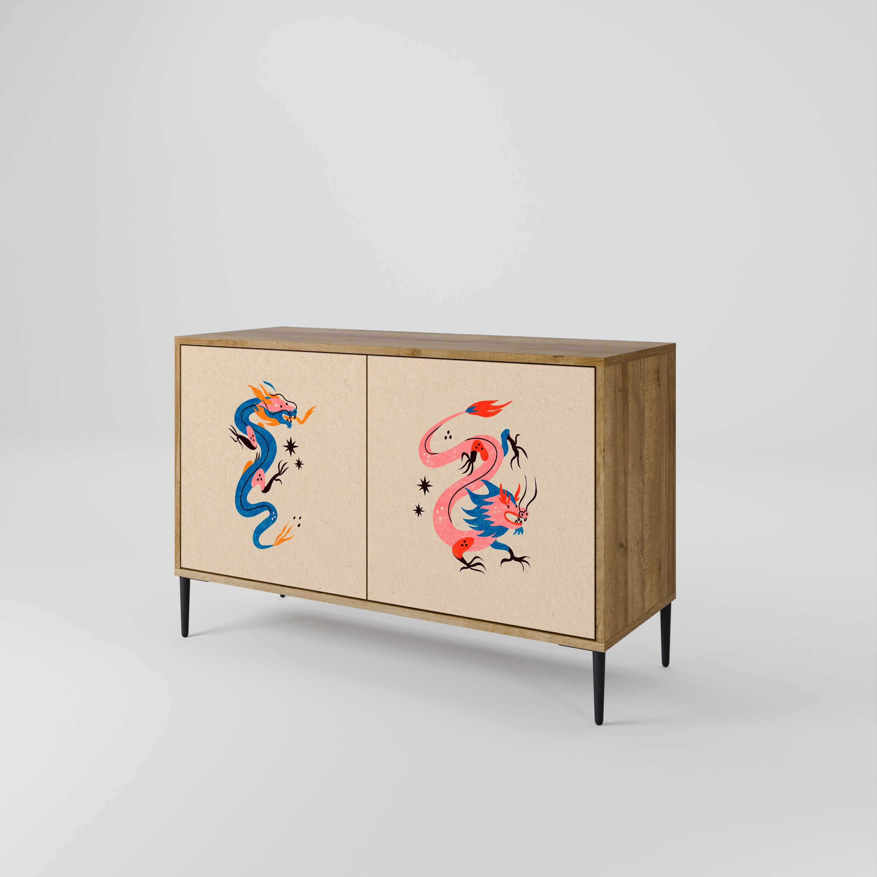 MYTHOLOGICAL CREATURES 2-Door Sideboard