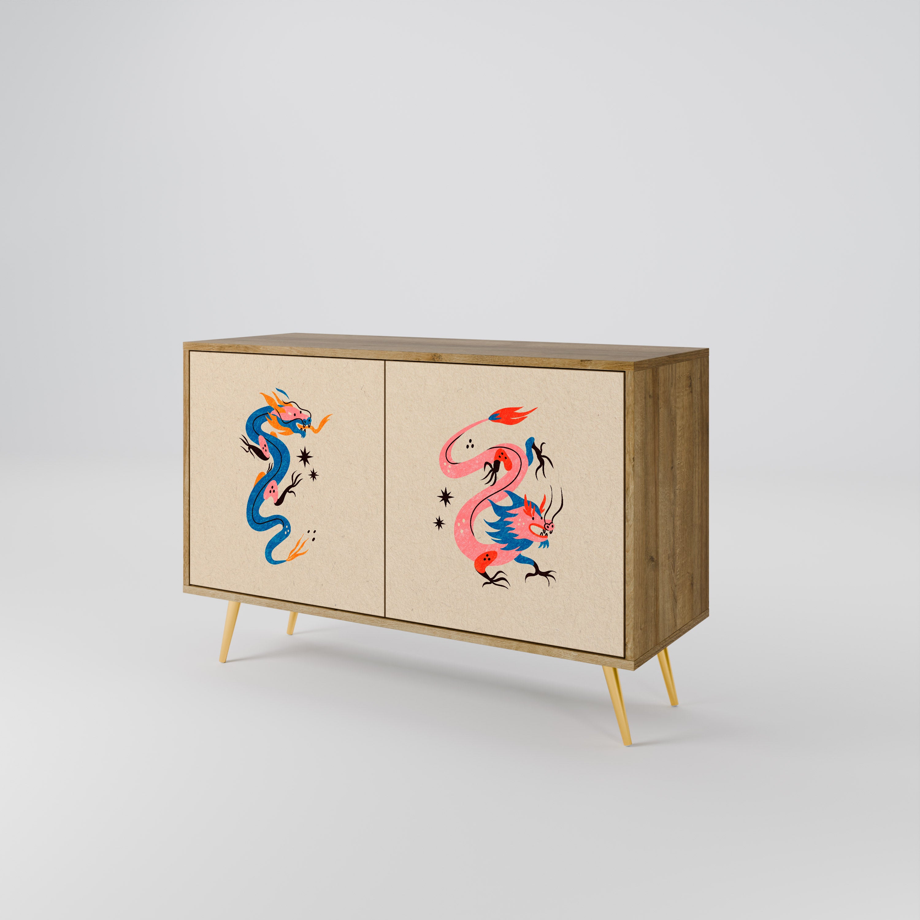MYTHOLOGICAL CREATURES 2-Door Sideboard