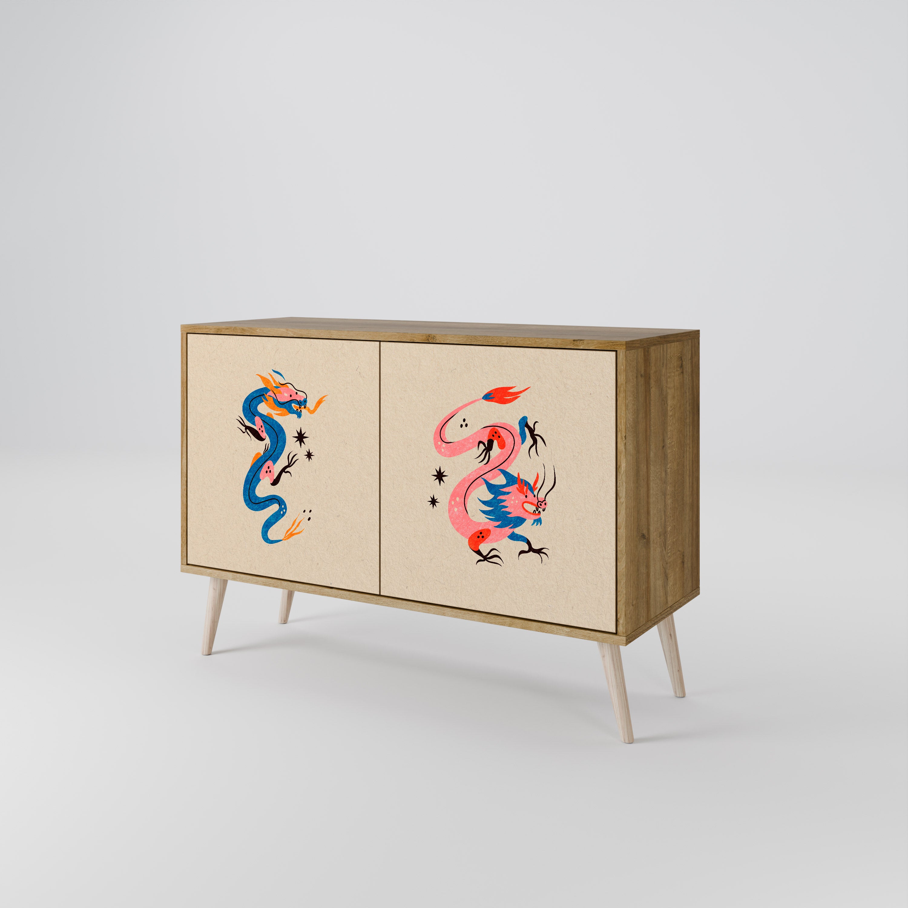 MYTHOLOGICAL CREATURES 2-Door Sideboard