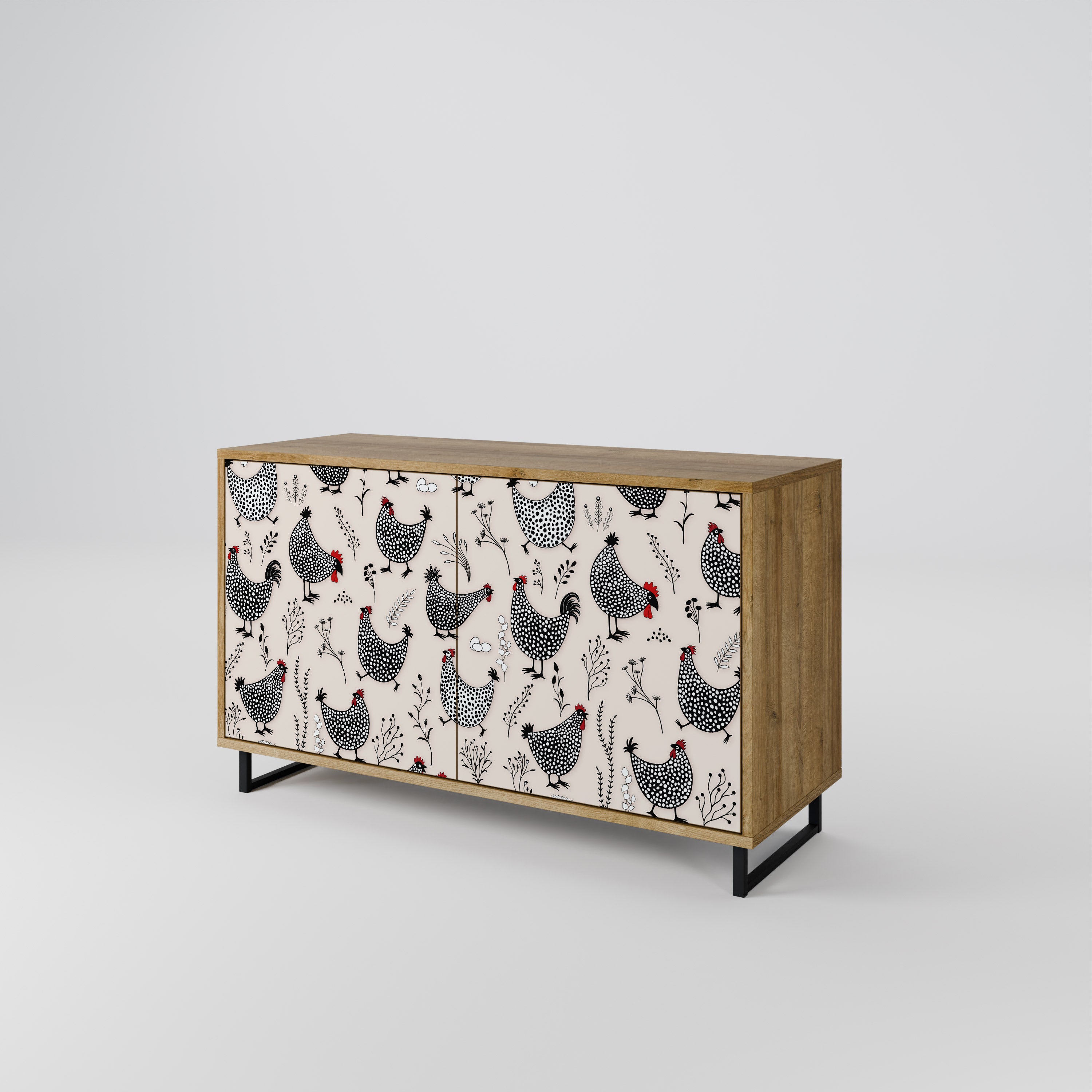 HAPPY HENS 2-Door Sideboard