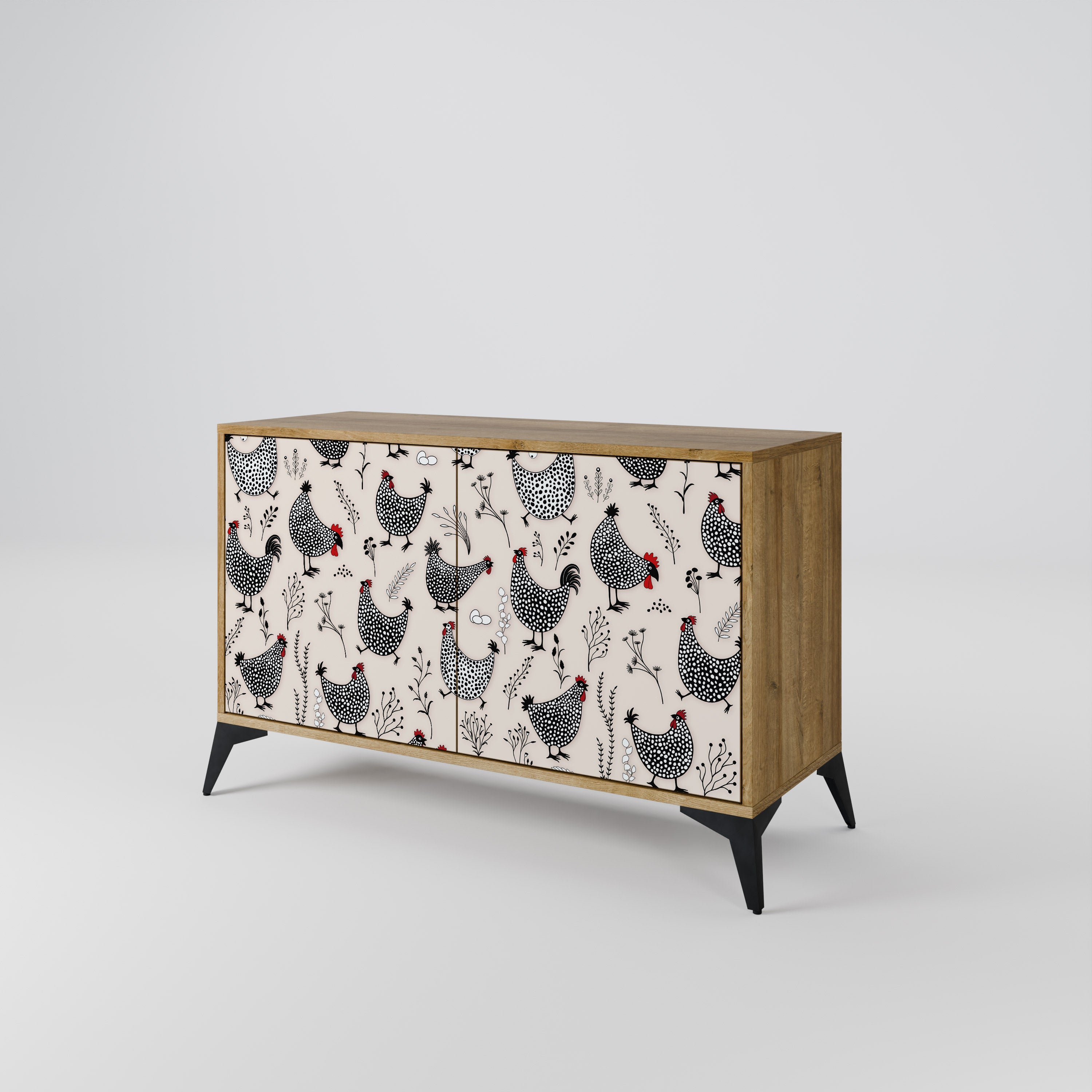 HAPPY HENS 2-Door Sideboard