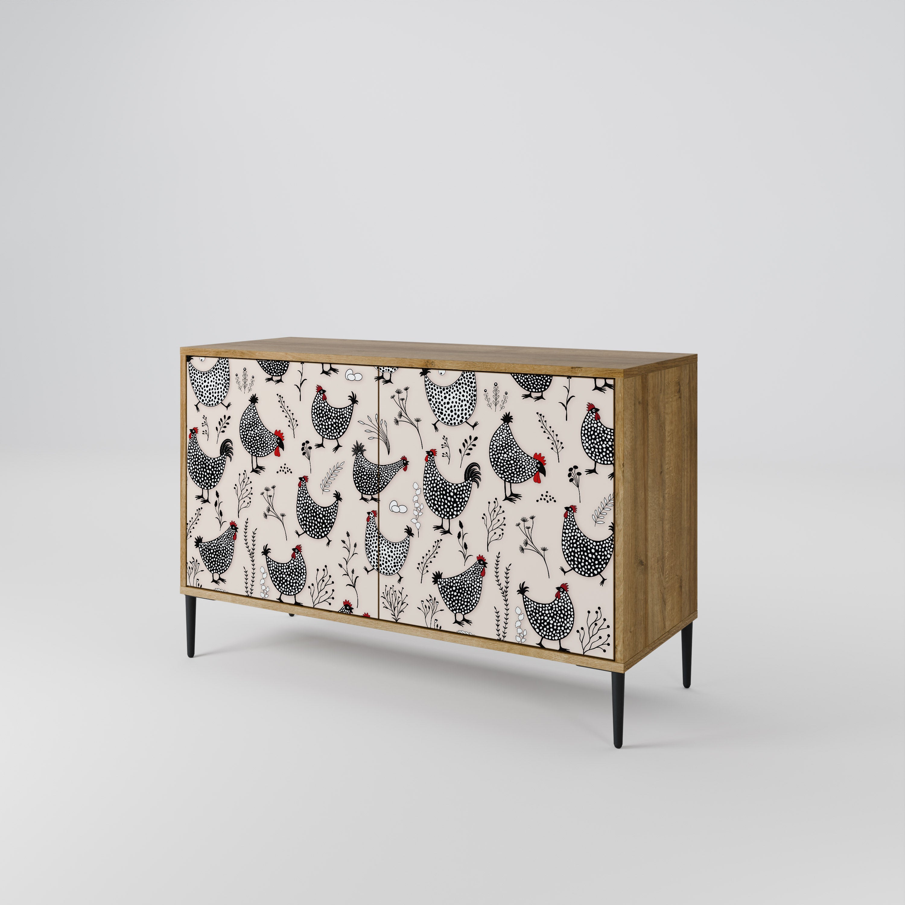 HAPPY HENS 2-Door Sideboard
