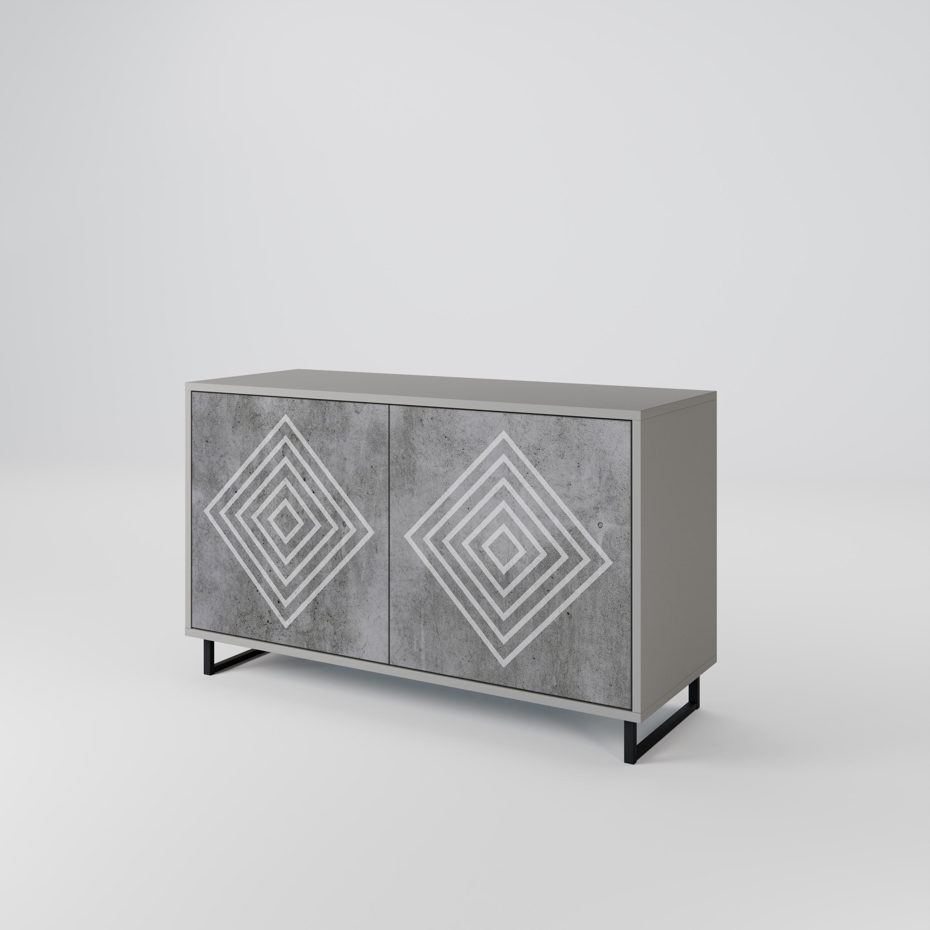 POLYGONAL ARTISTRY 2-Door Sideboard