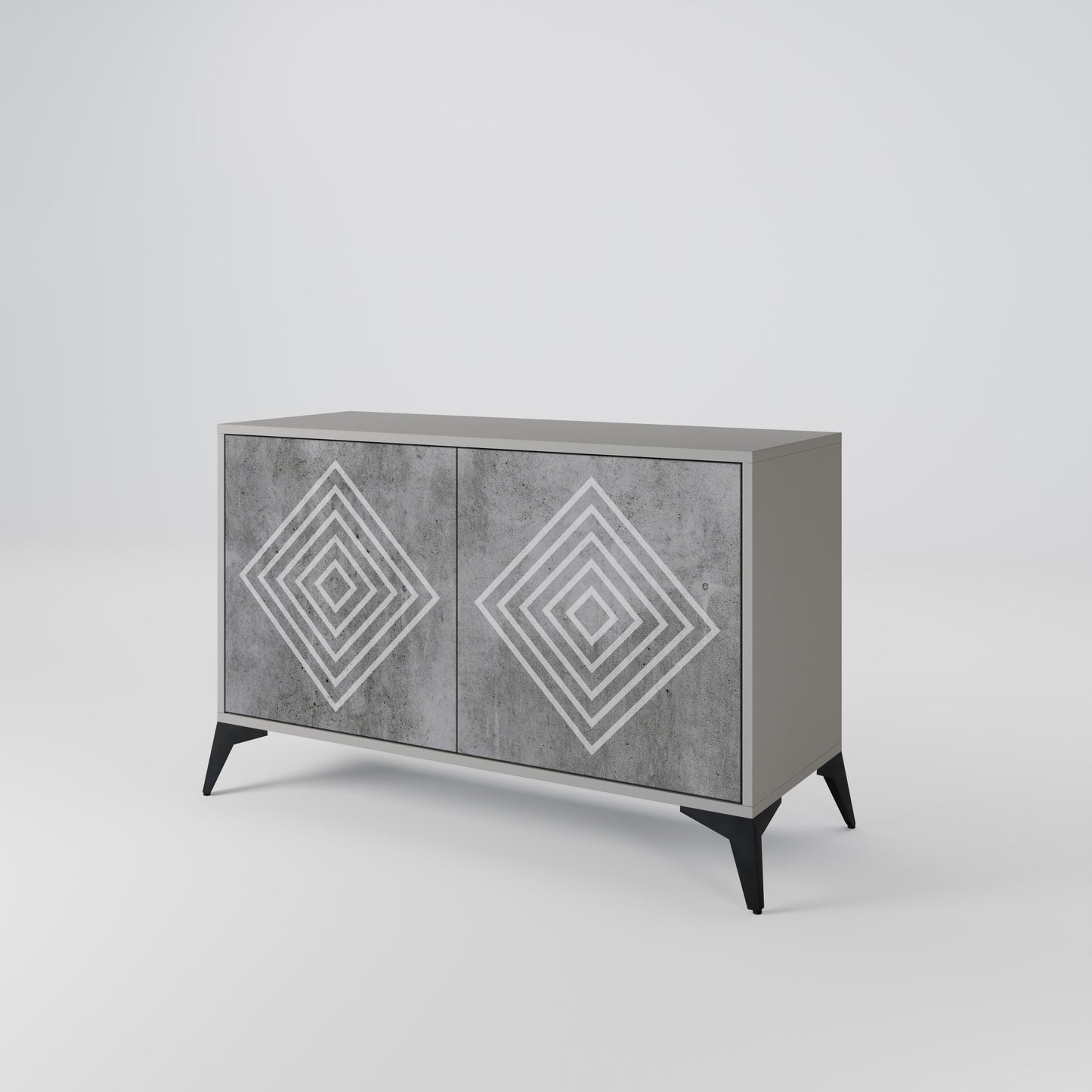POLYGONAL ARTISTRY Dvoudveřová komoda