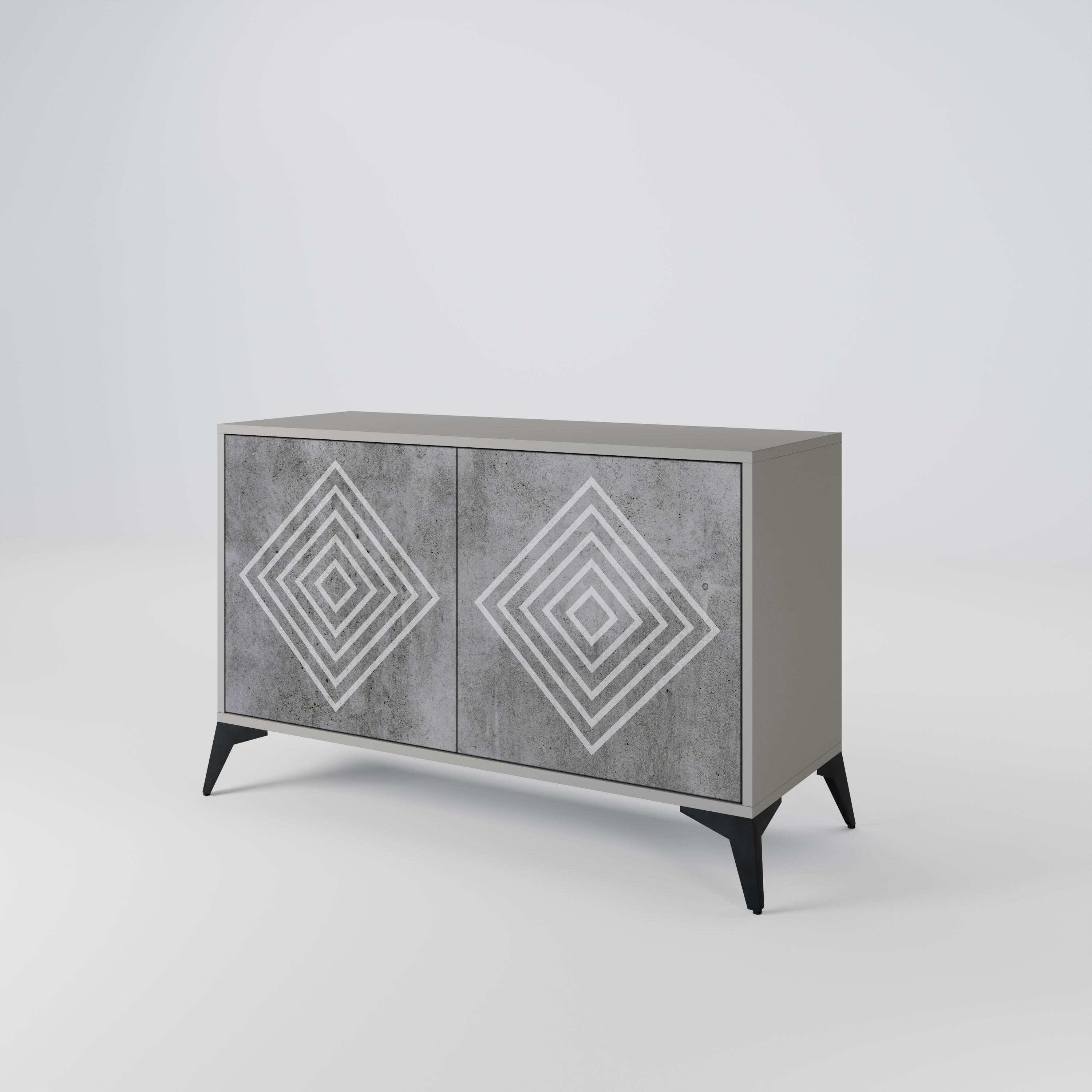 POLYGONAL ARTISTRY 2-Door Sideboard