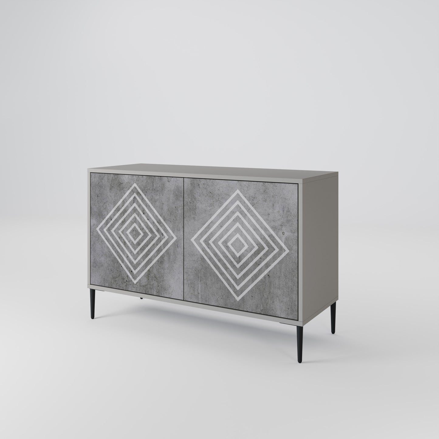 POLYGONAL ARTISTRY Dvoudveřová komoda
