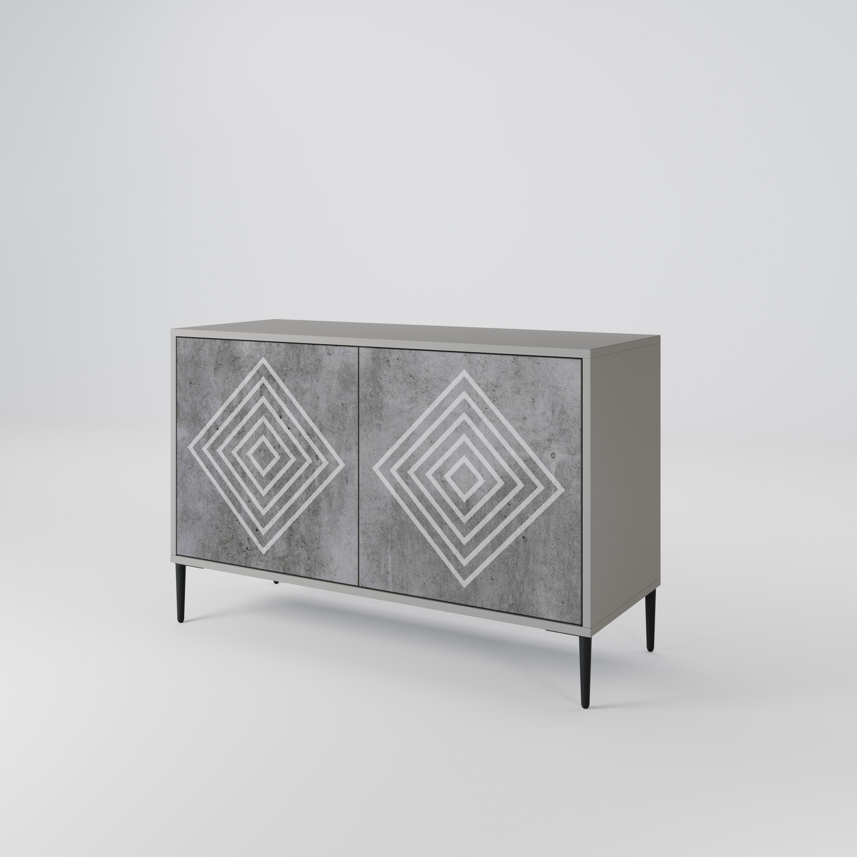 POLYGONAL ARTISTRY 2-Door Sideboard
