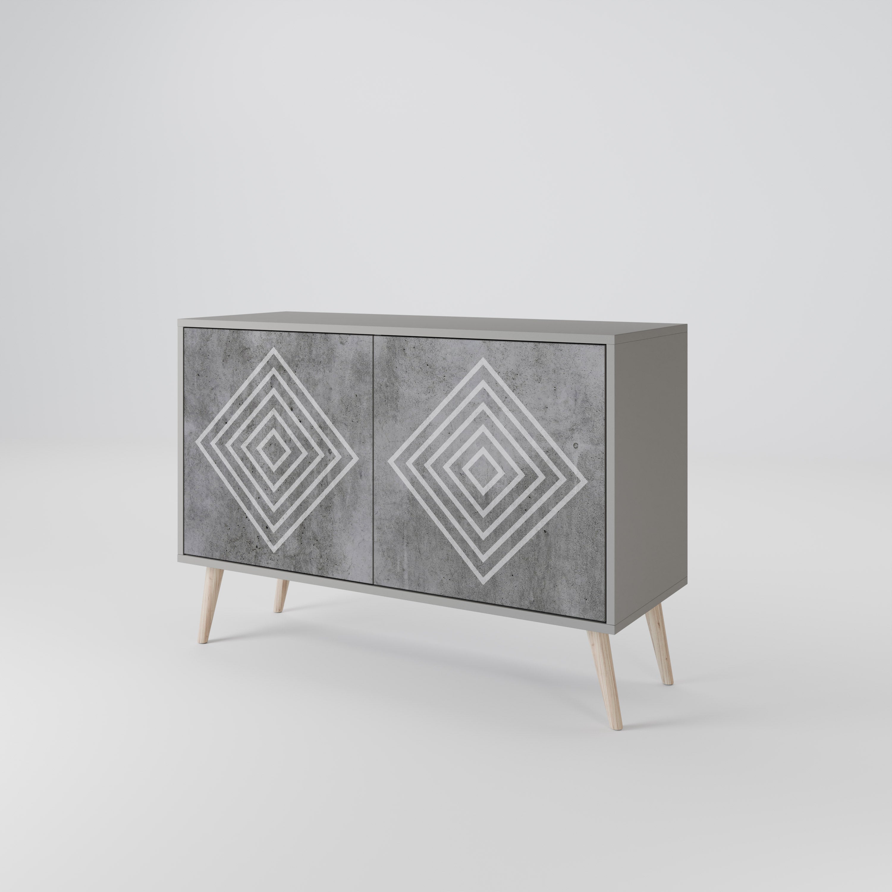 POLYGONAL ARTISTRY 2-Door Sideboard