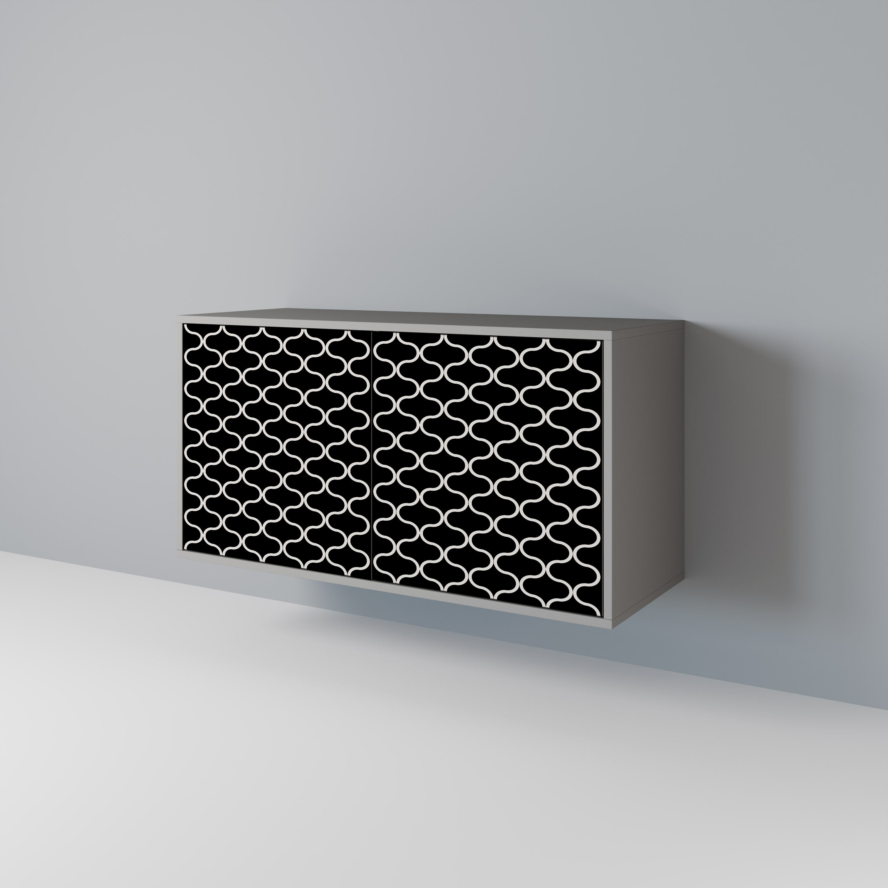 TESSELATED BLACKNESS 2-Door Sideboard