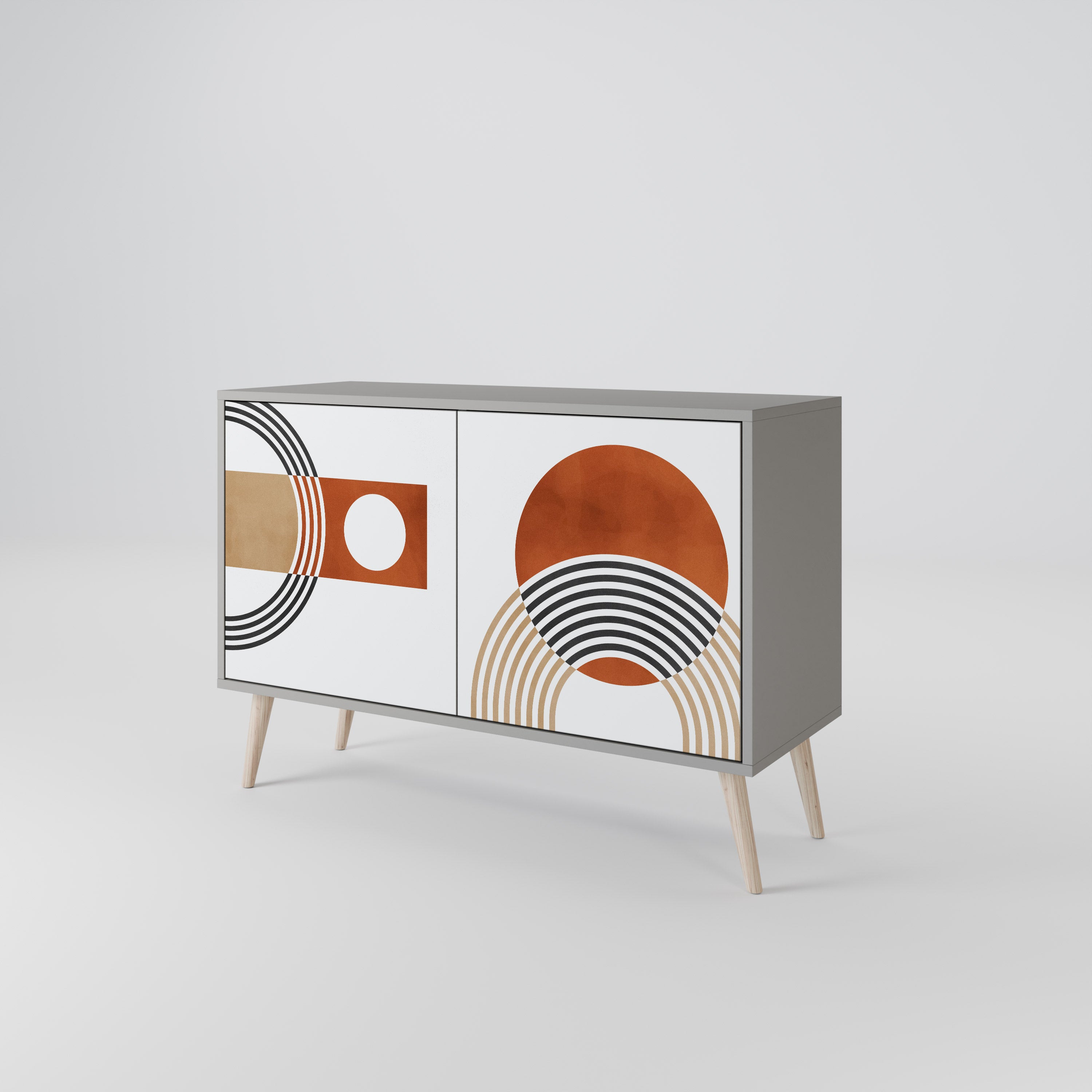 CIRCLE RHYTM 2-Door Sideboard