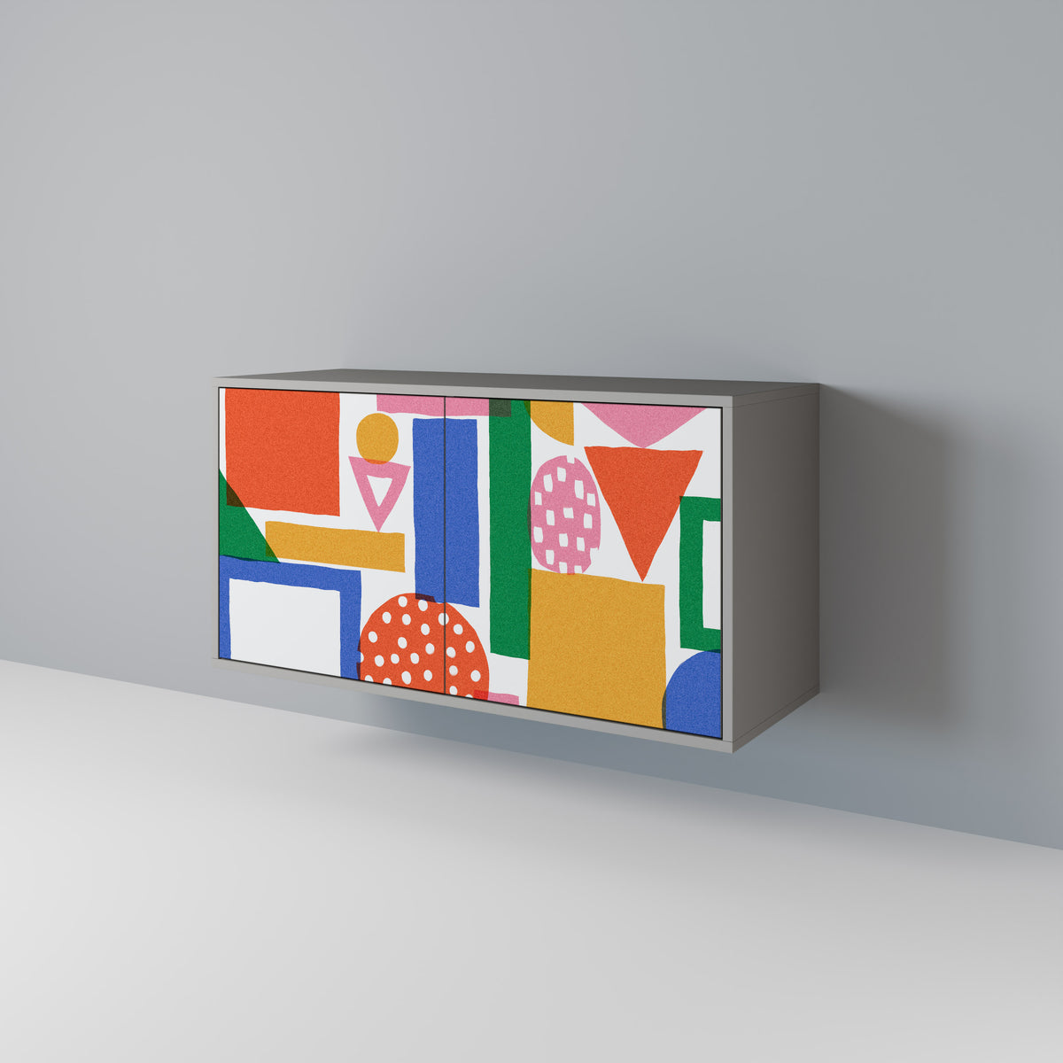 GEOMETRIC GLIMMER Dvoudveřová komoda