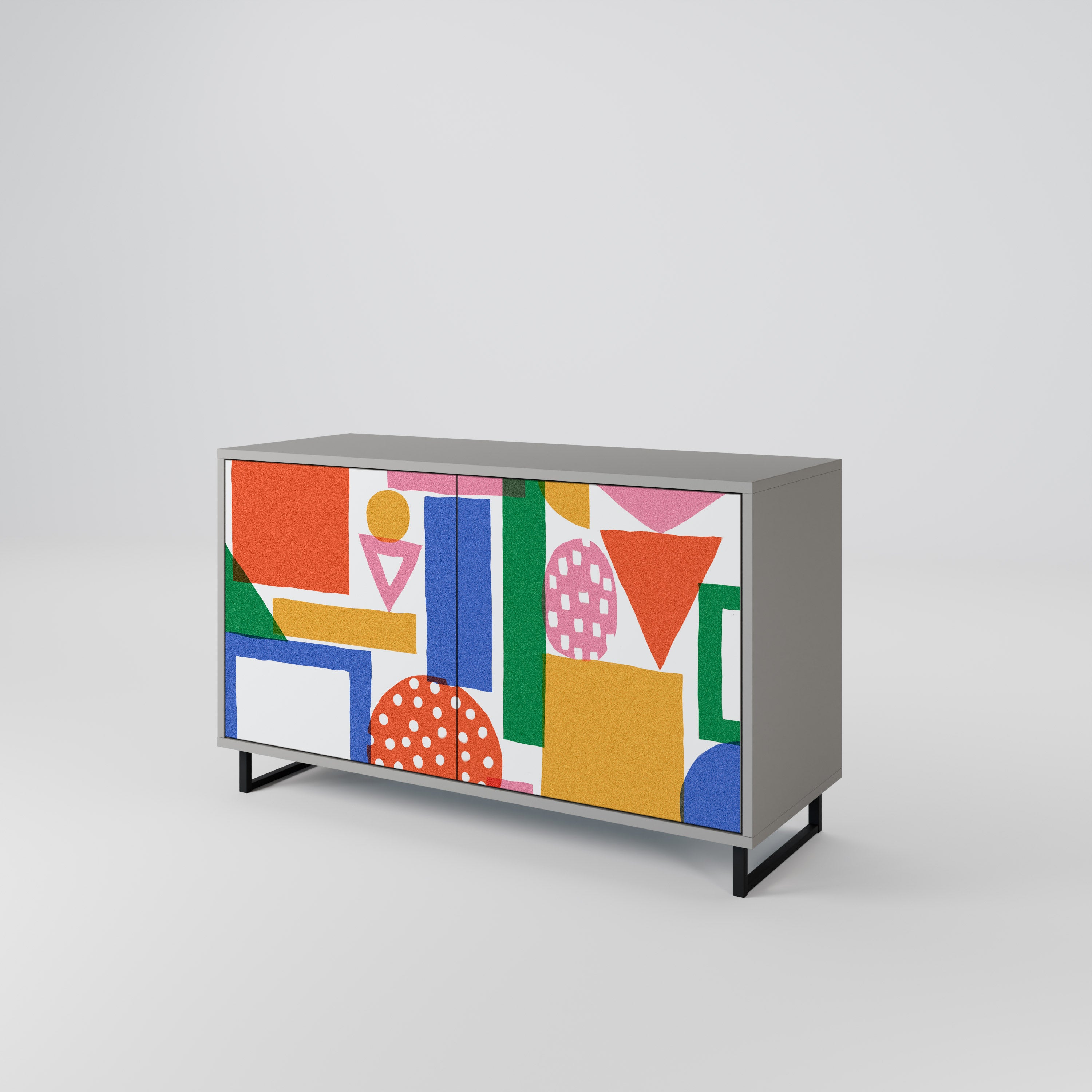 GEOMETRIC GLIMMER 2-Door Sideboard