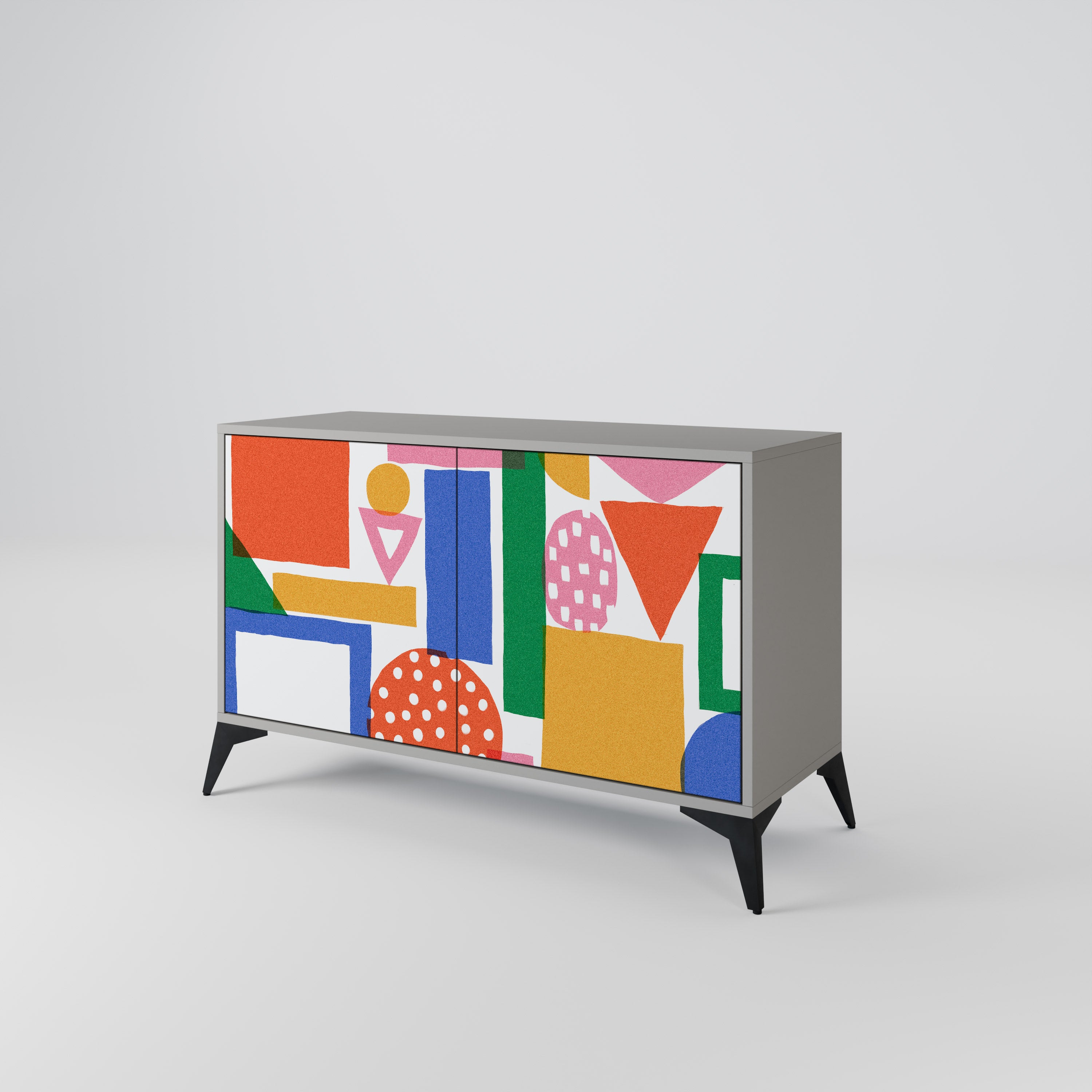 GEOMETRIC GLIMMER 2-Door Sideboard