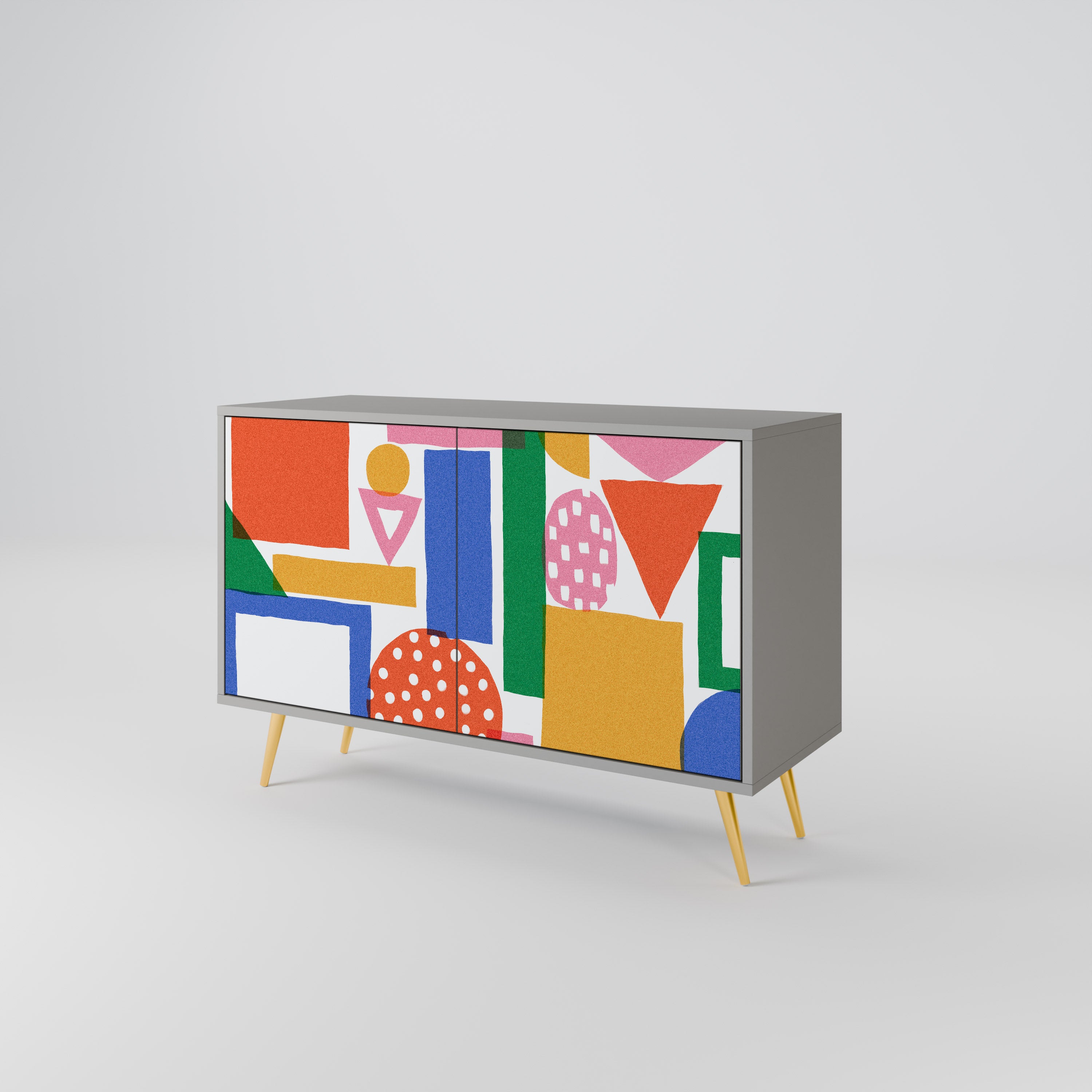 GEOMETRIC GLIMMER 2-Door Sideboard