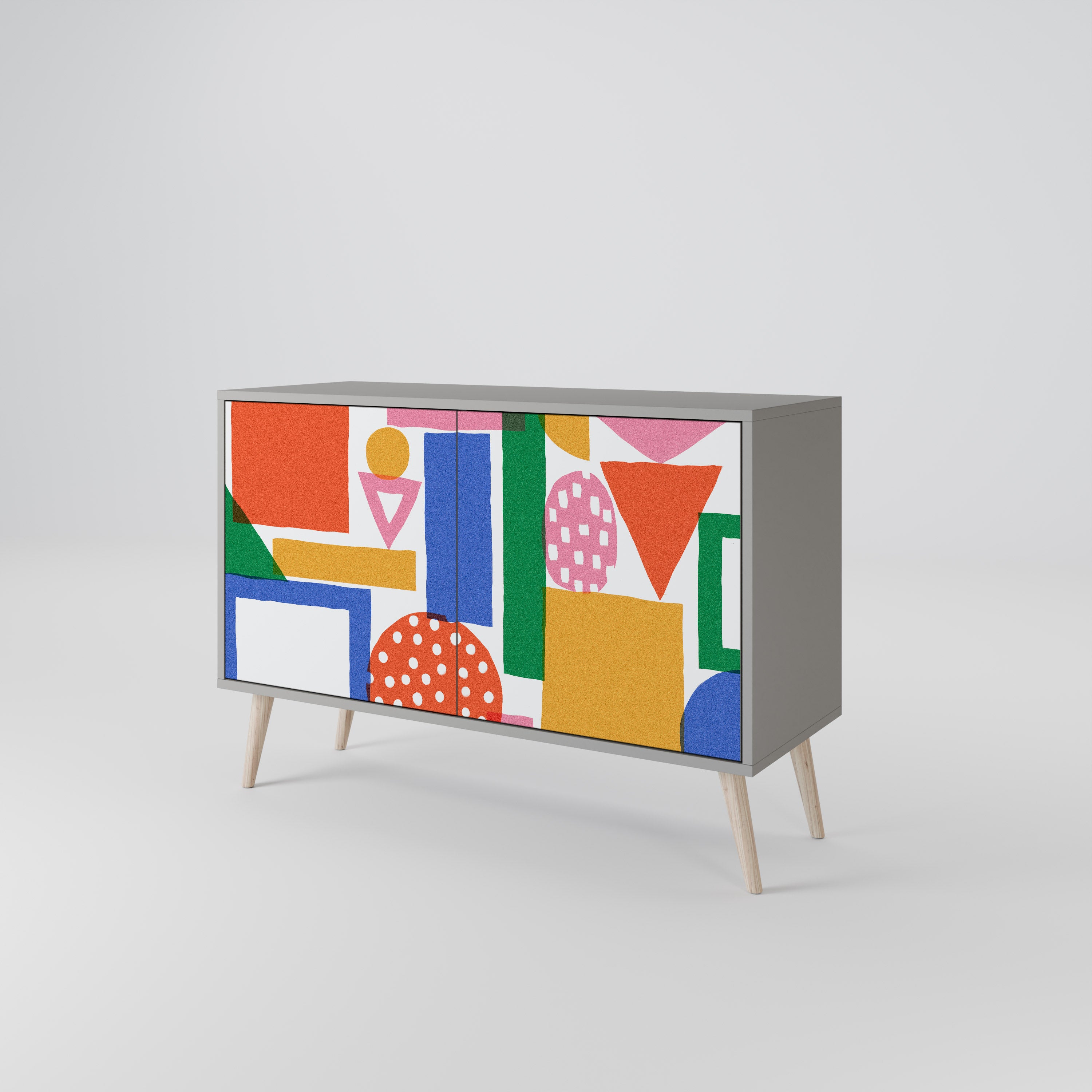 GEOMETRIC GLIMMER 2-Door Sideboard