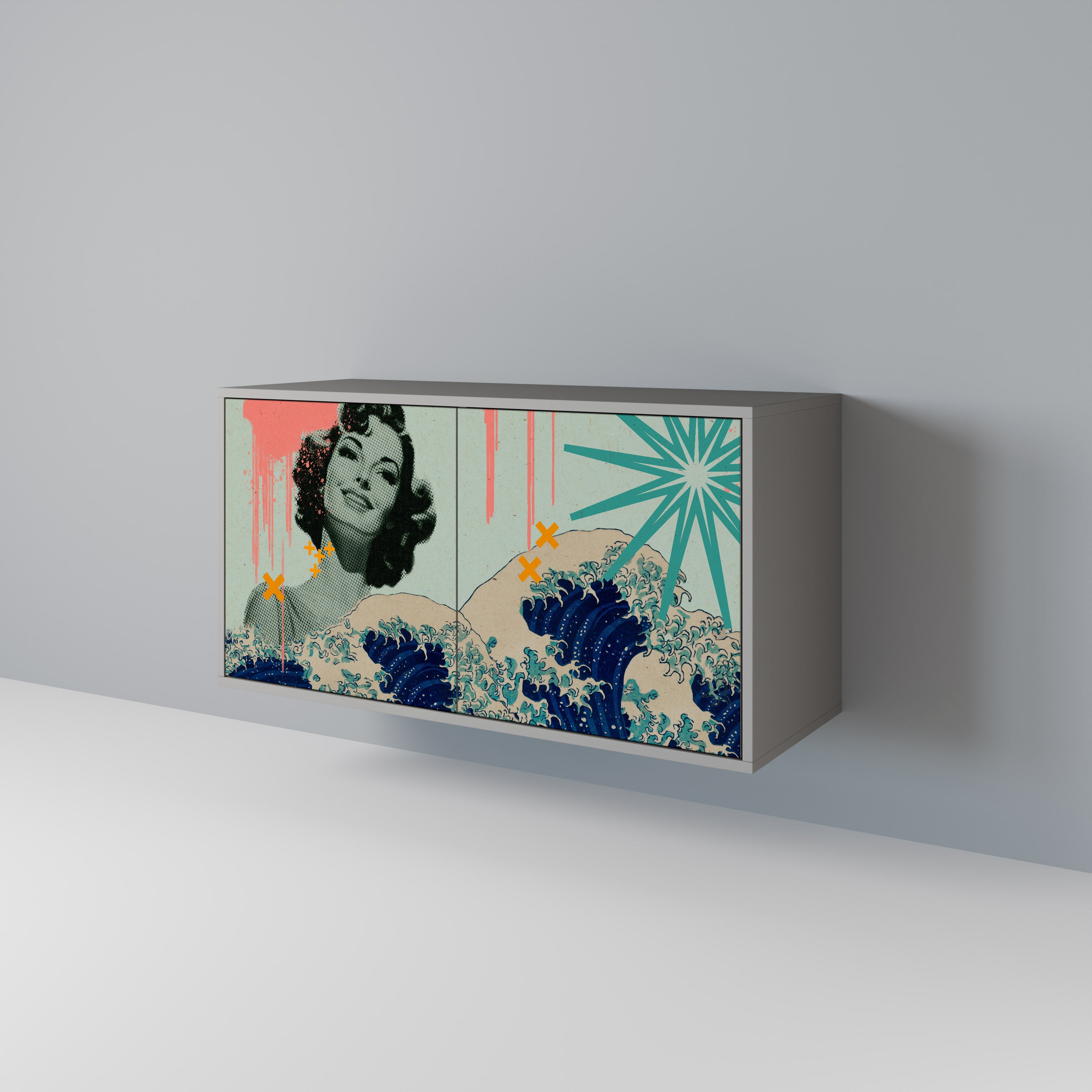 KANAGAWA BEAUTY 2-Door Sideboard