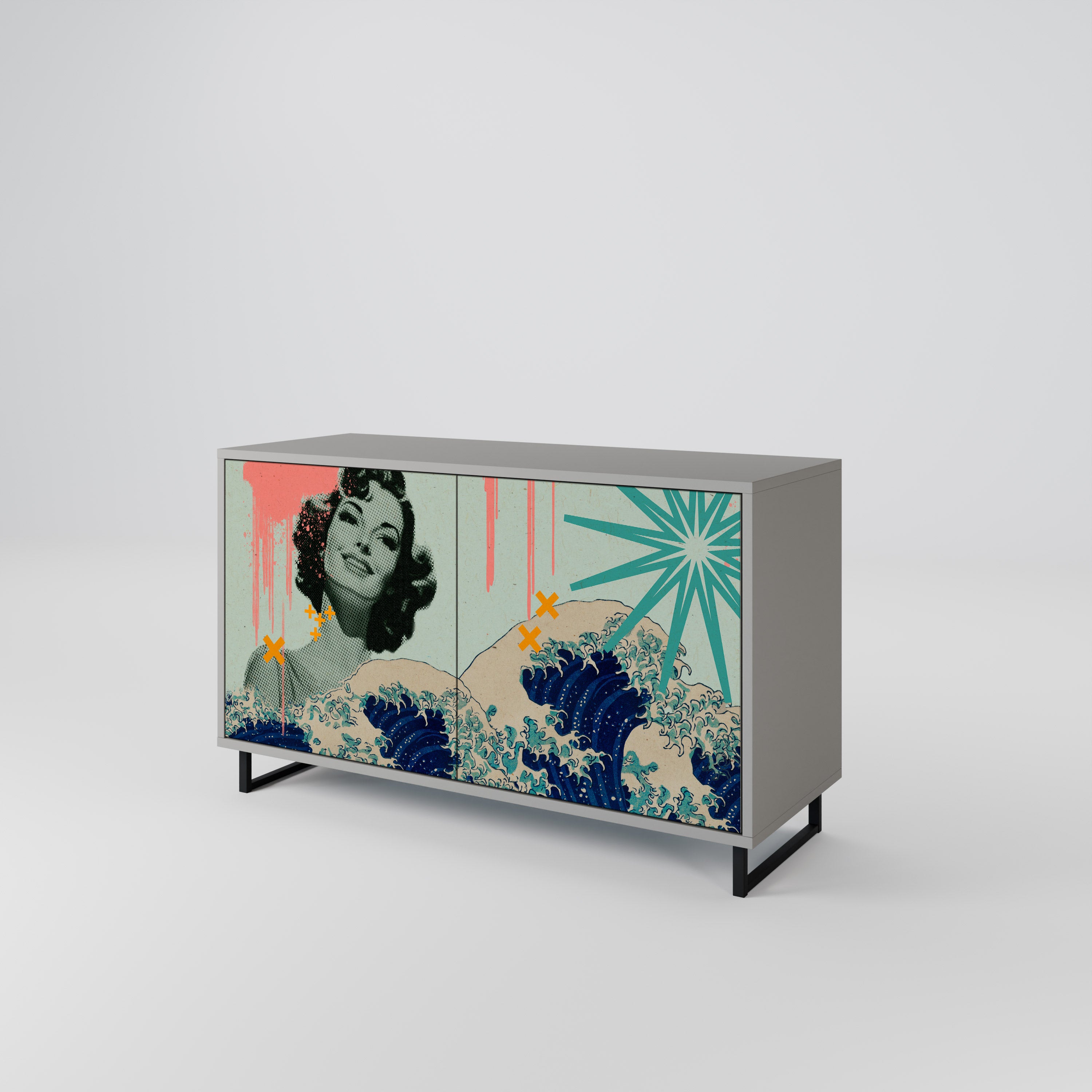 KANAGAWA BEAUTY 2-Door Sideboard