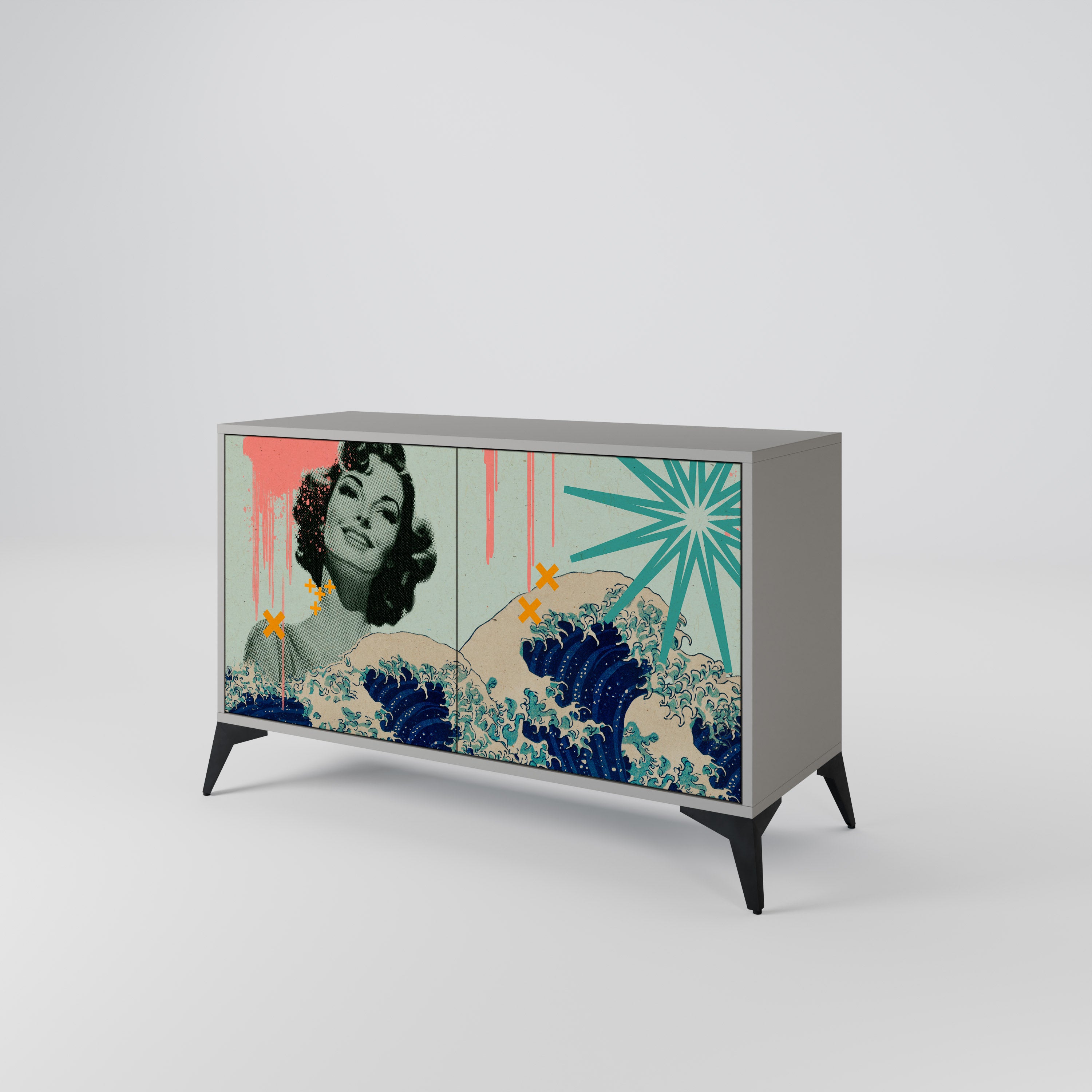 KANAGAWA BEAUTY 2-Door Sideboard