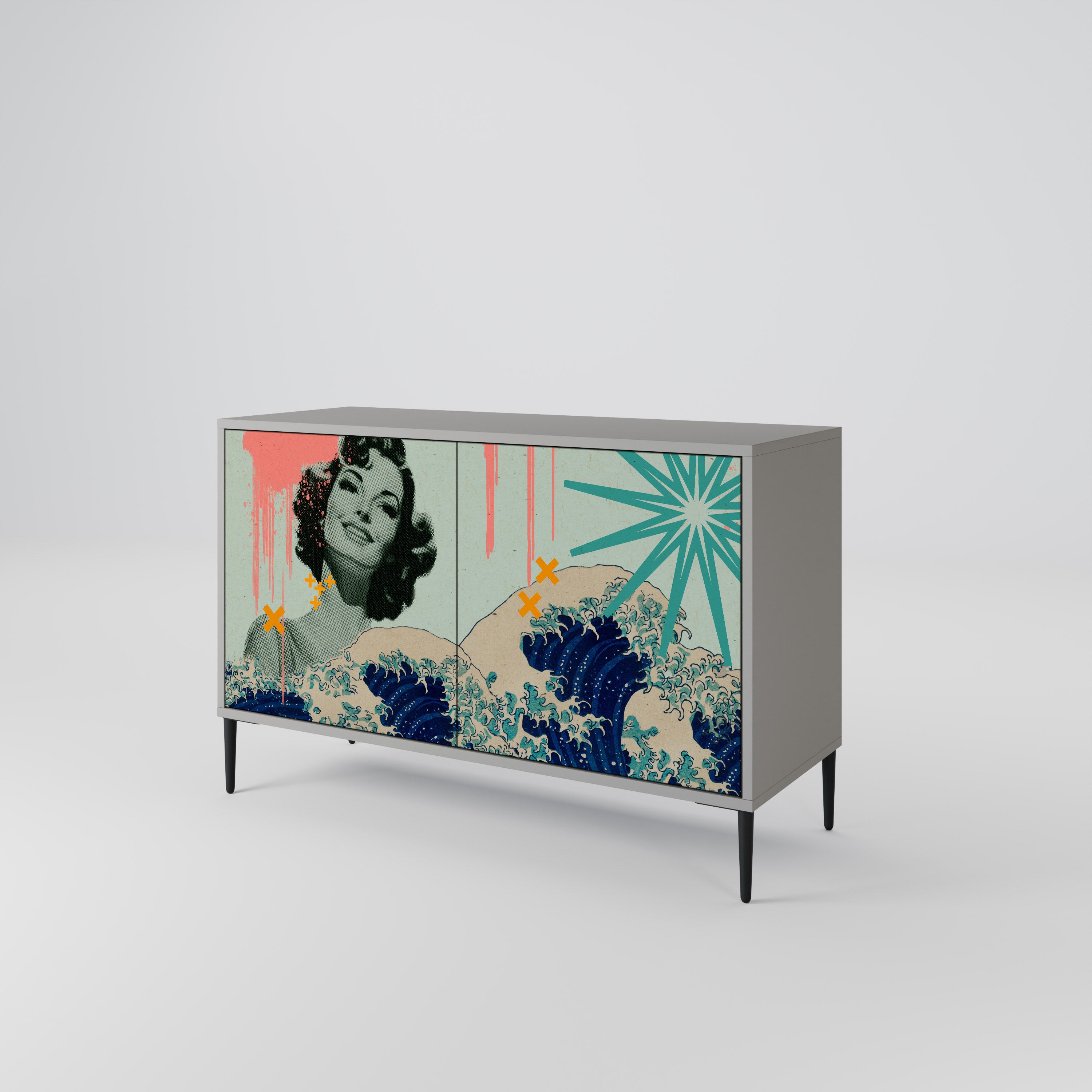 KANAGAWA BEAUTY 2-Door Sideboard