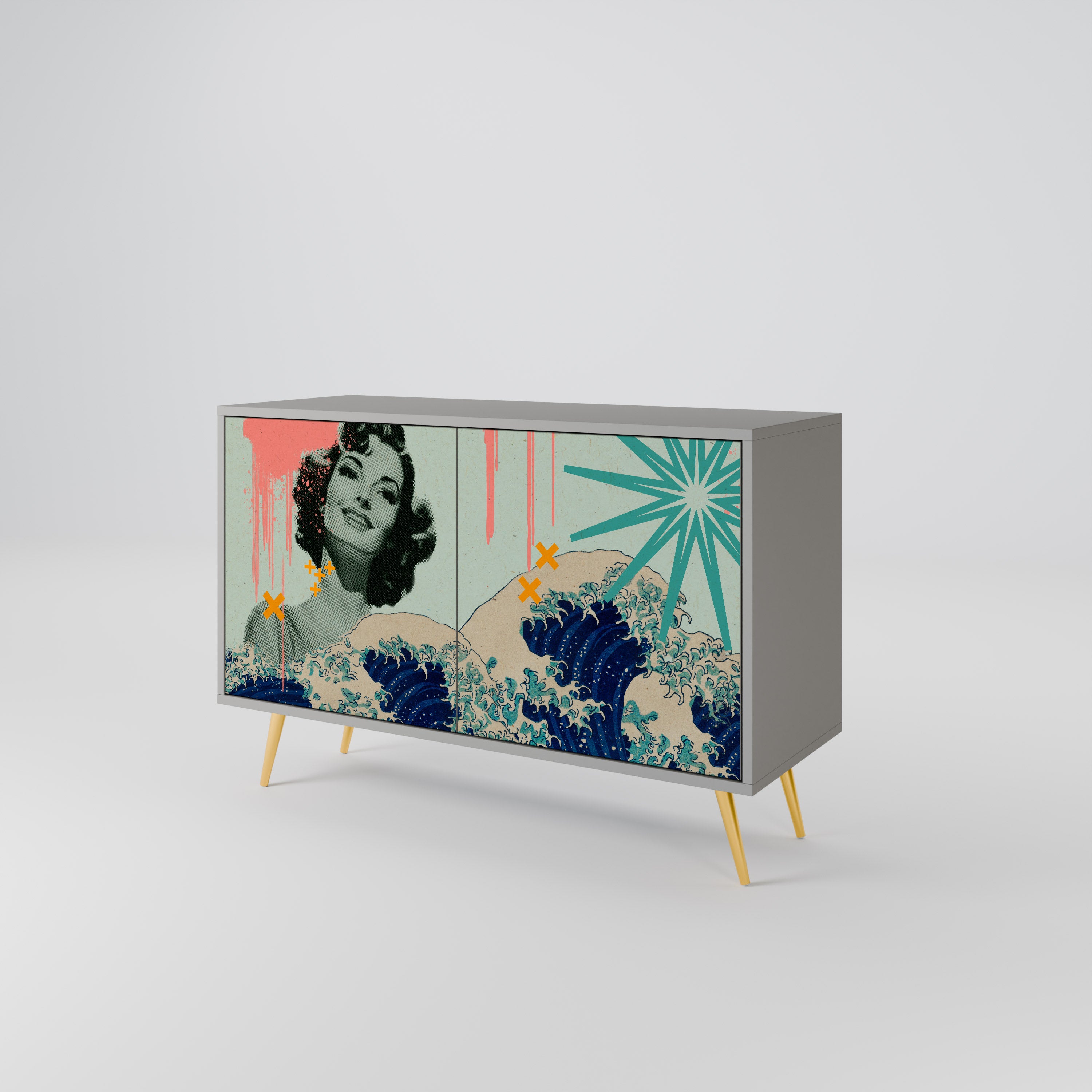 KANAGAWA BEAUTY 2-Door Sideboard