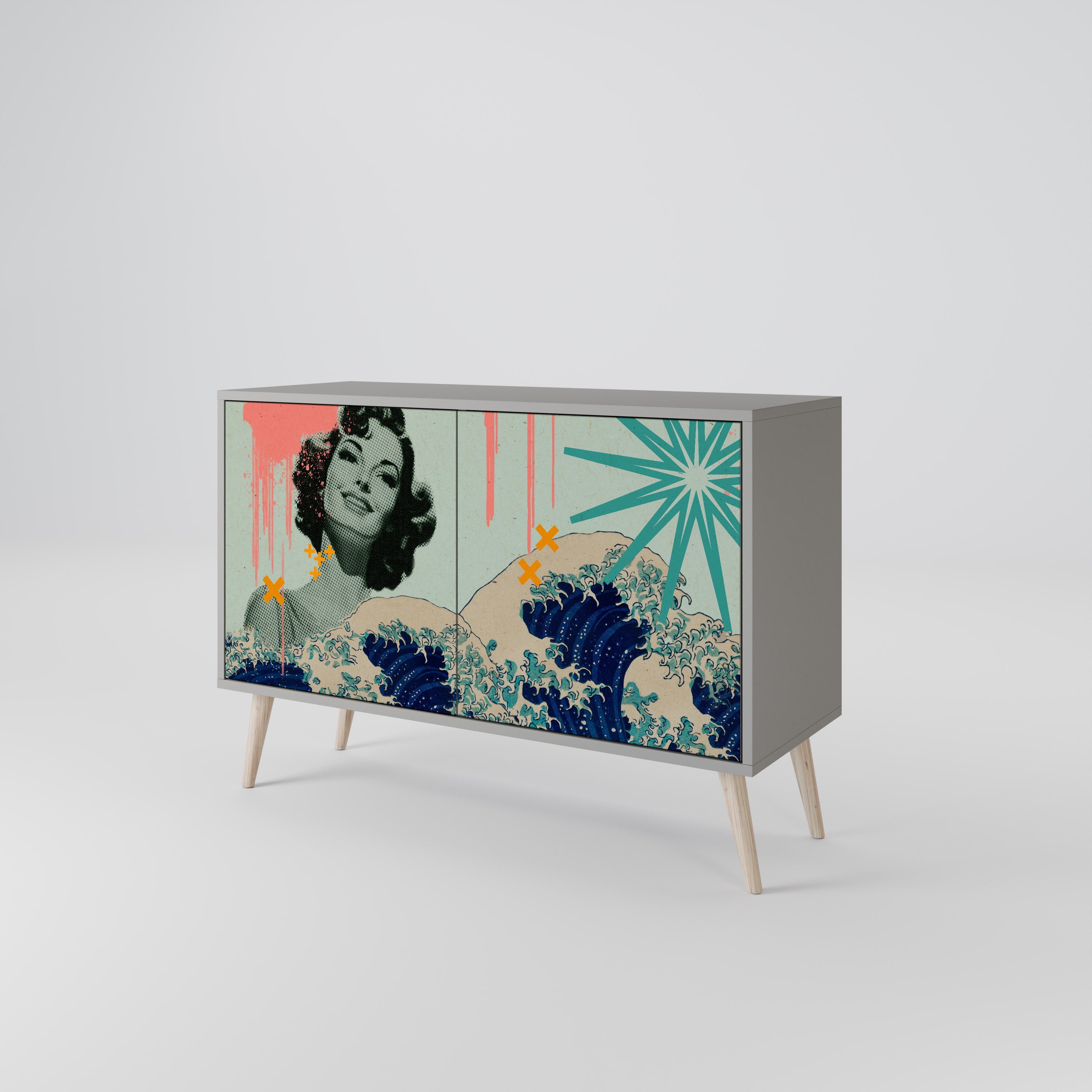 KANAGAWA BEAUTY 2-Door Sideboard