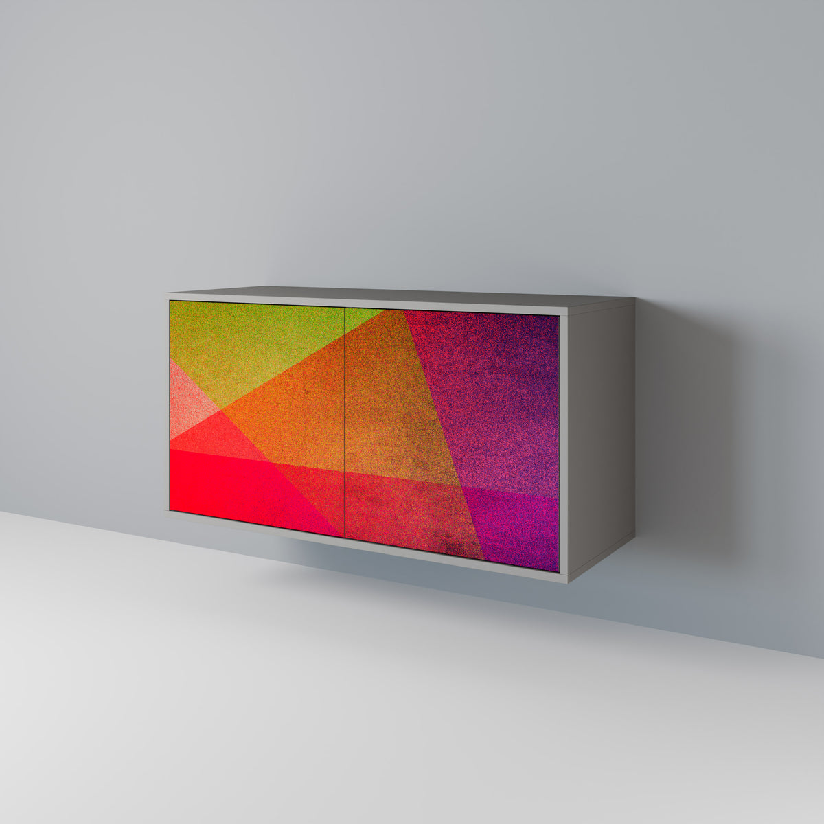 VIVID GEOMETRY Dvoudveřová komoda