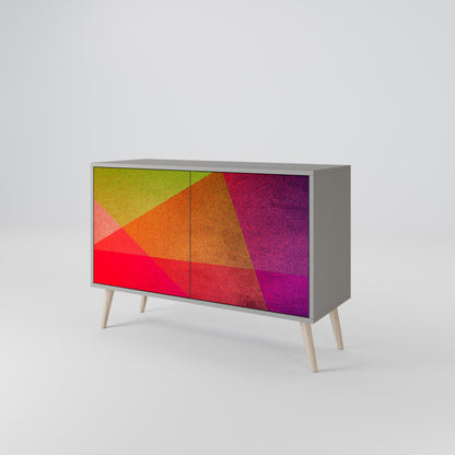 VIVID GEOMETRY Dvoudveřová komoda