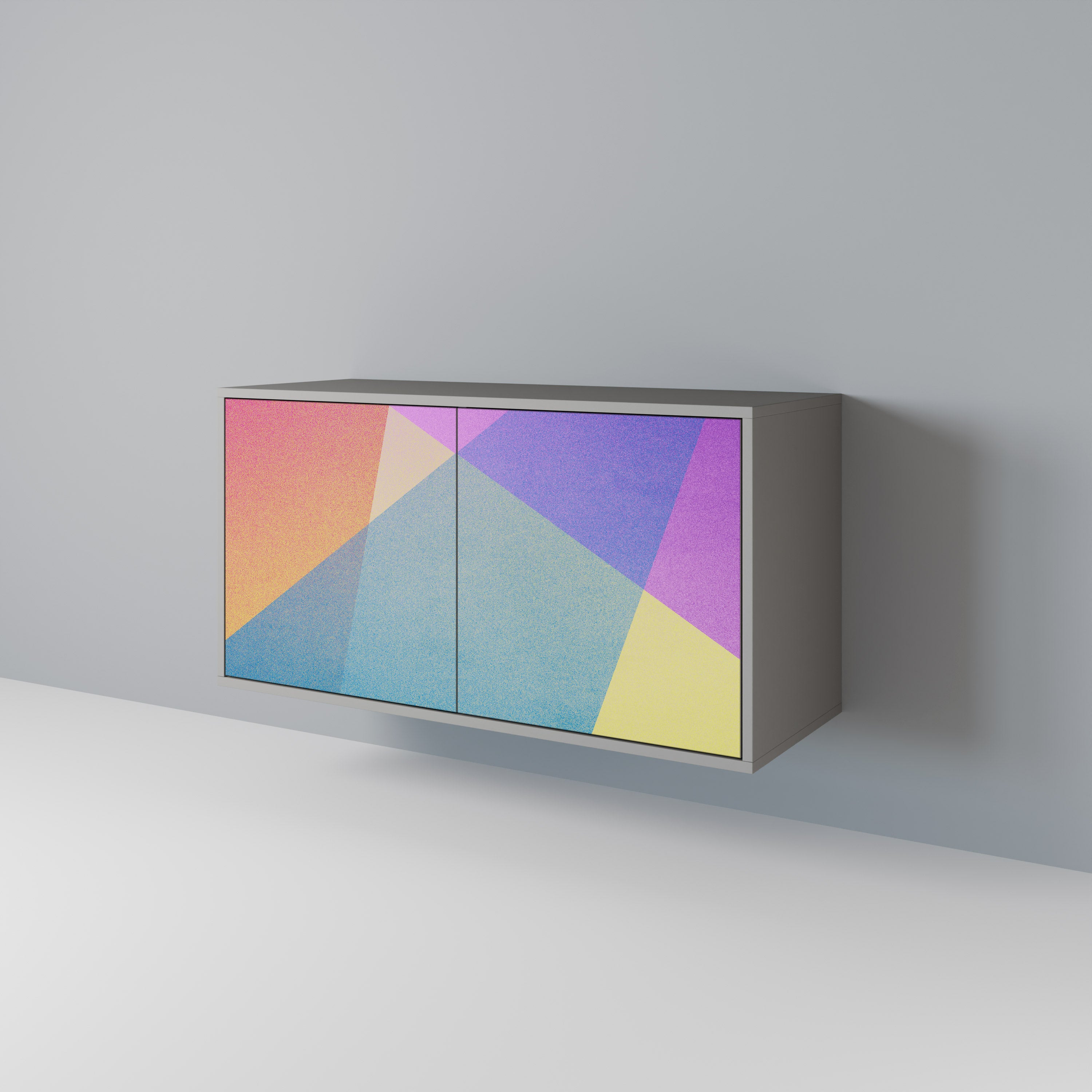 BRIGHT GEOMETRY Dvoudveřová komoda