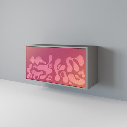 IRREGULAR PINK Dvoudveřová komoda