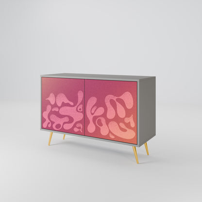 IRREGULAR PINK Dvoudveřová komoda